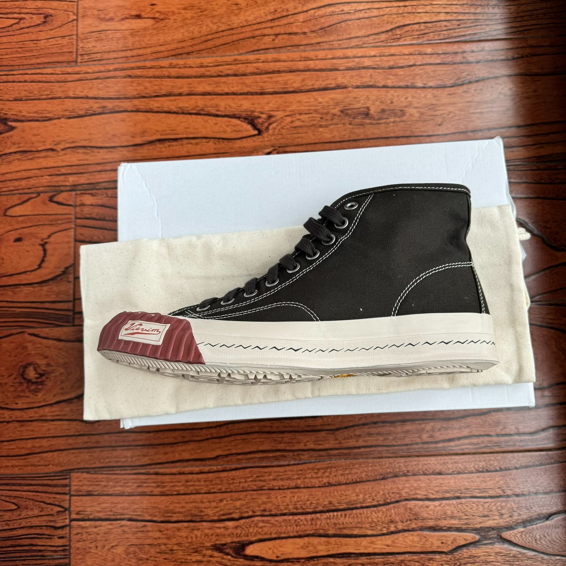 Visvim 25AW Skagway HI Alta Canvas Shoes — detail