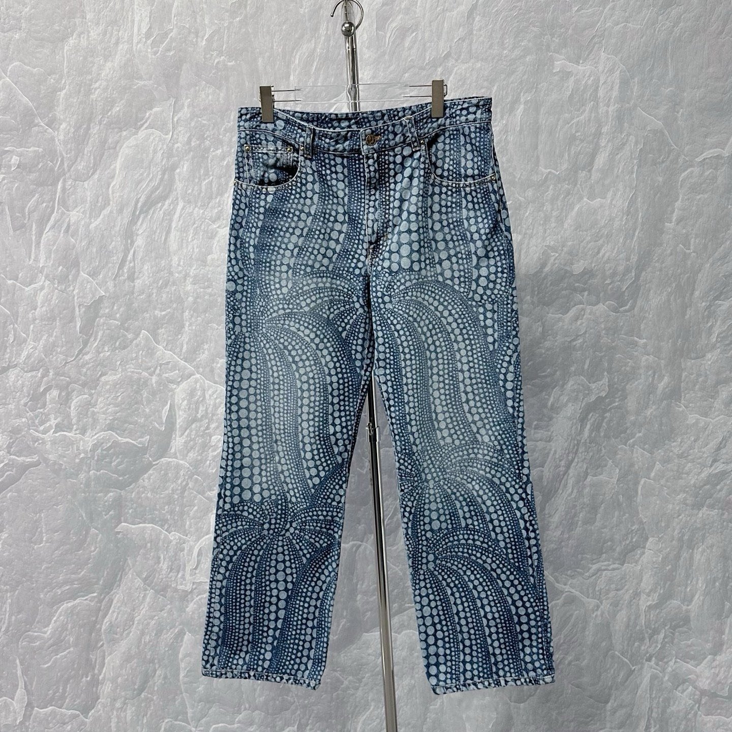 Louis Vuitton Yayoi Kusama Polka Dot Denim Pants