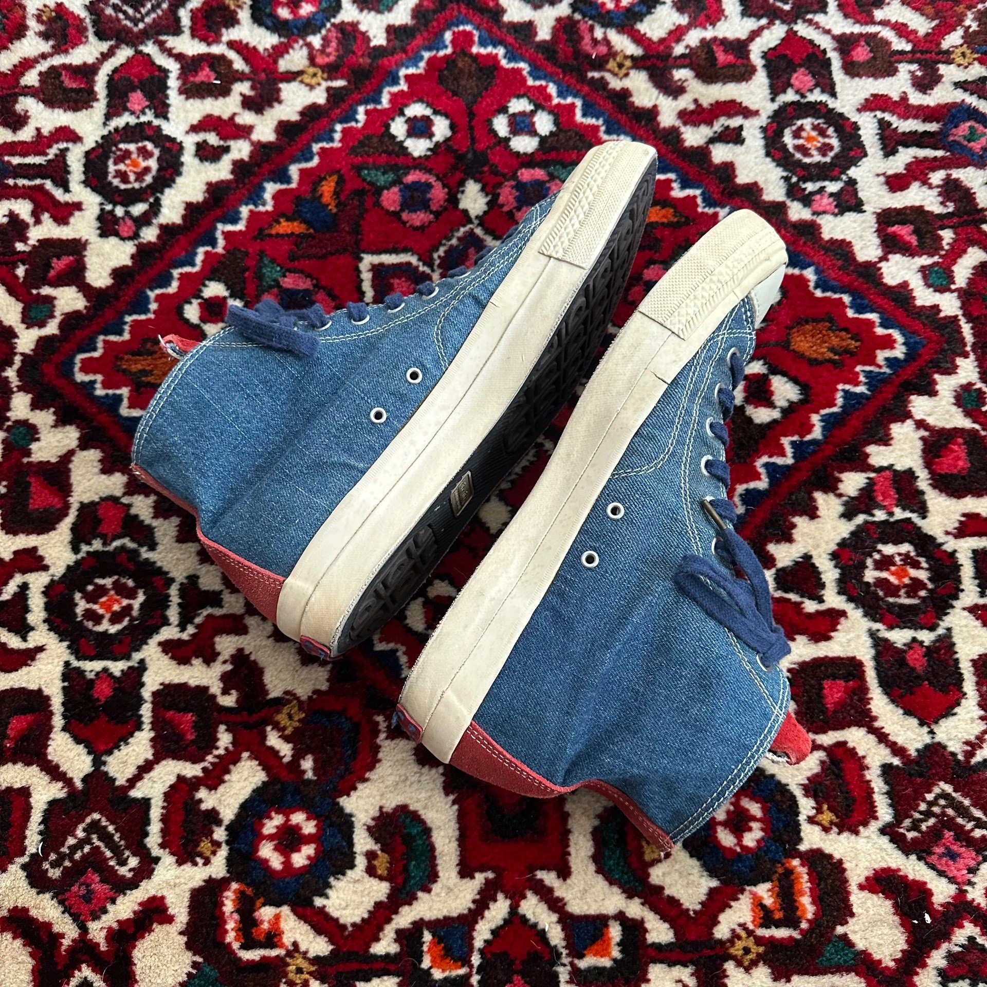 Visvim 14AW Skagway Hi Canvas Shoes — back