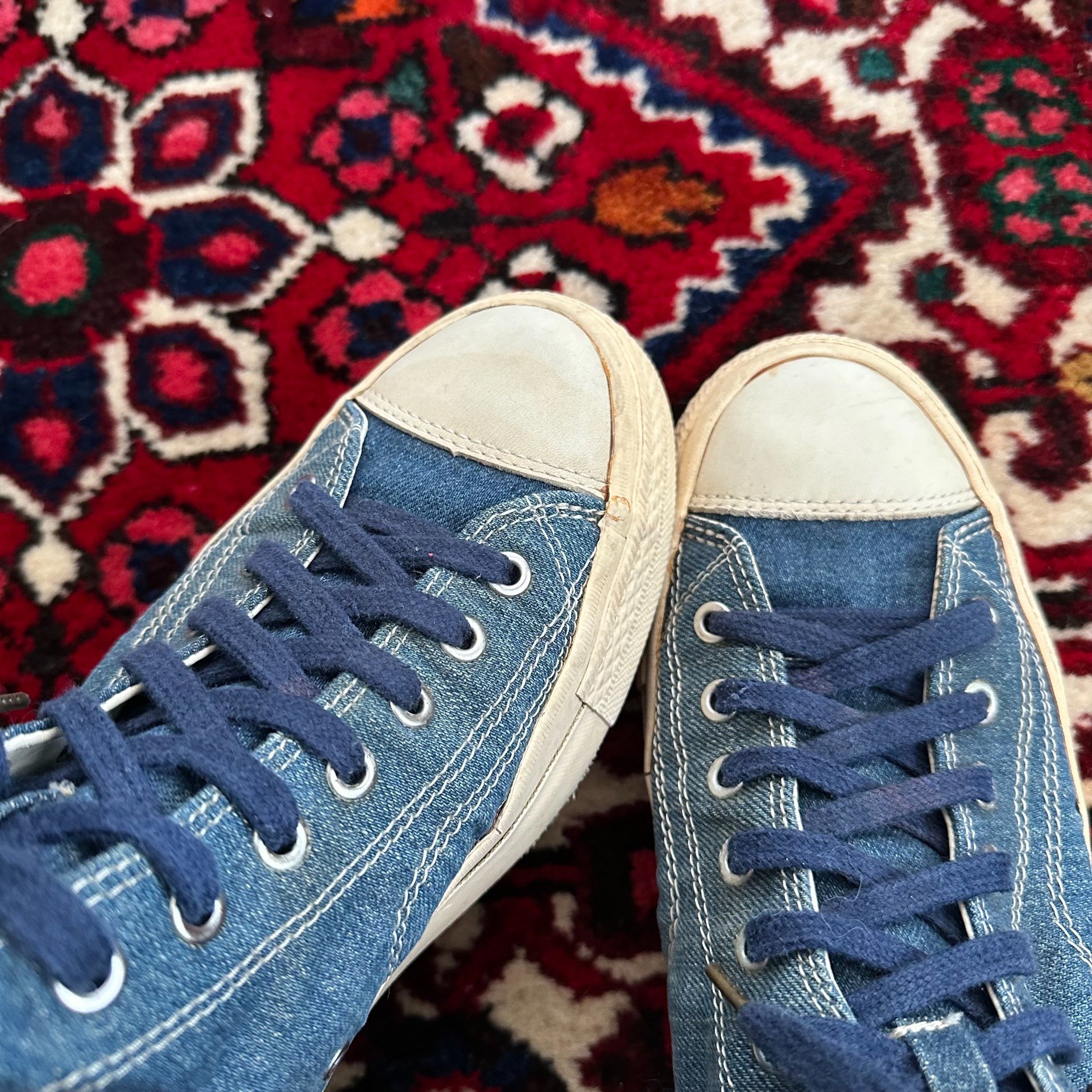 Visvim 14AW Skagway Hi Canvas Shoes — label