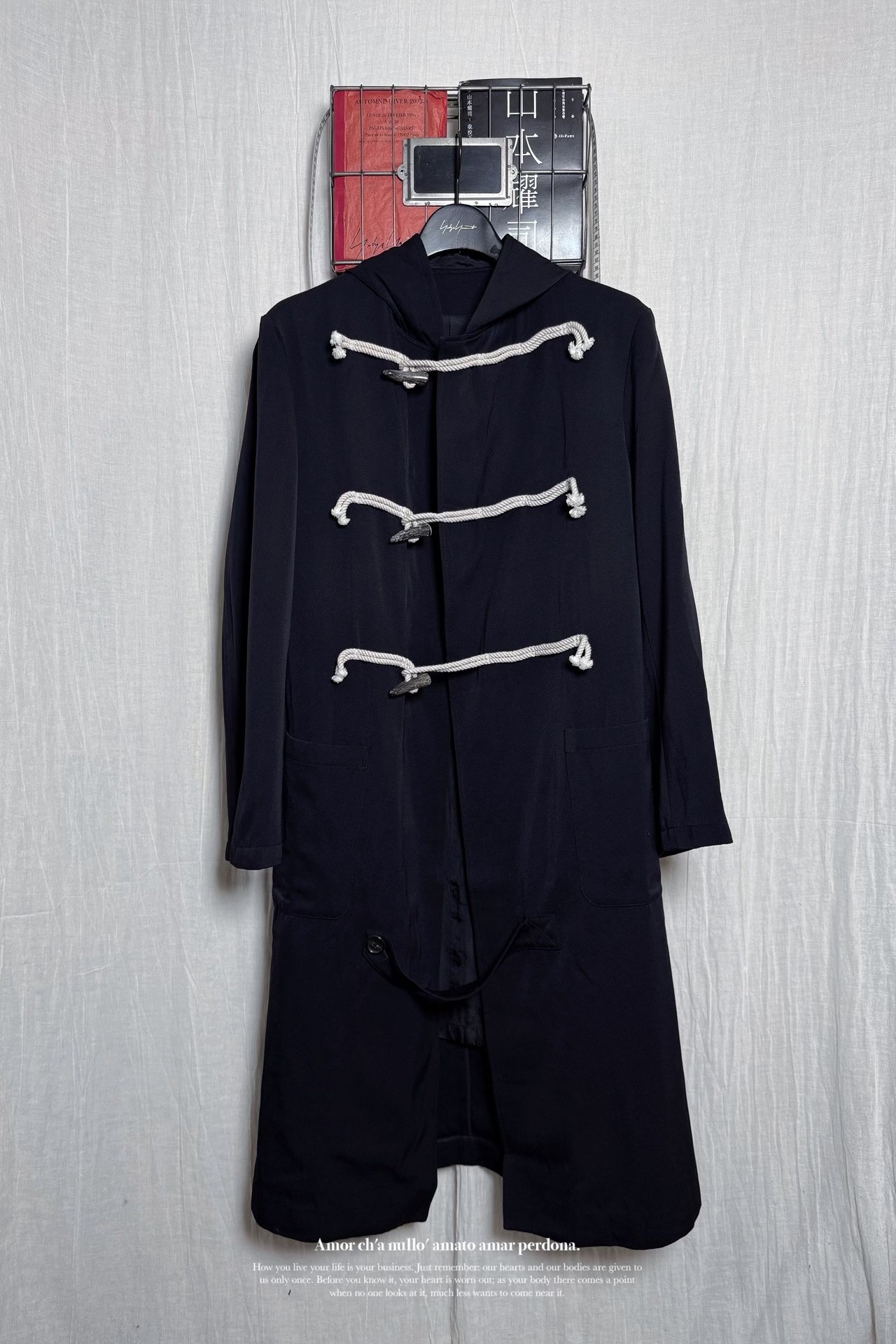 Yohji Yamamoto 07AW Duffle Coat — detail