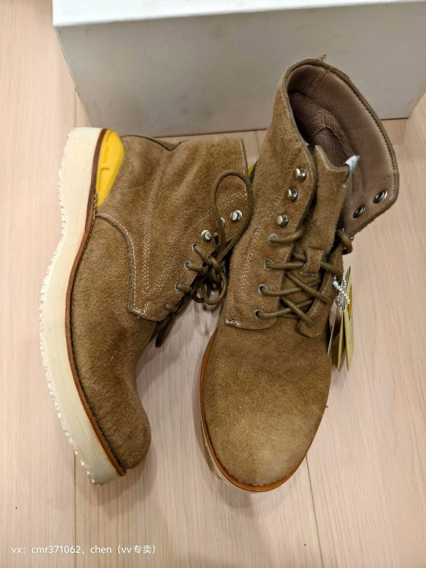 VISVIM VIRGIL BOOTS FOLK F.I.L. EXCLUSIVE — front