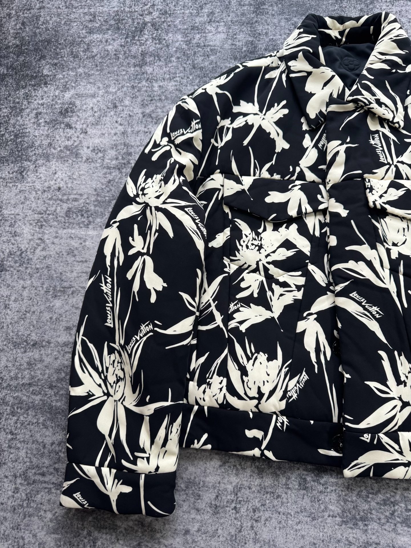 Louis Vuitton Floral Print Cotton Jacket — back