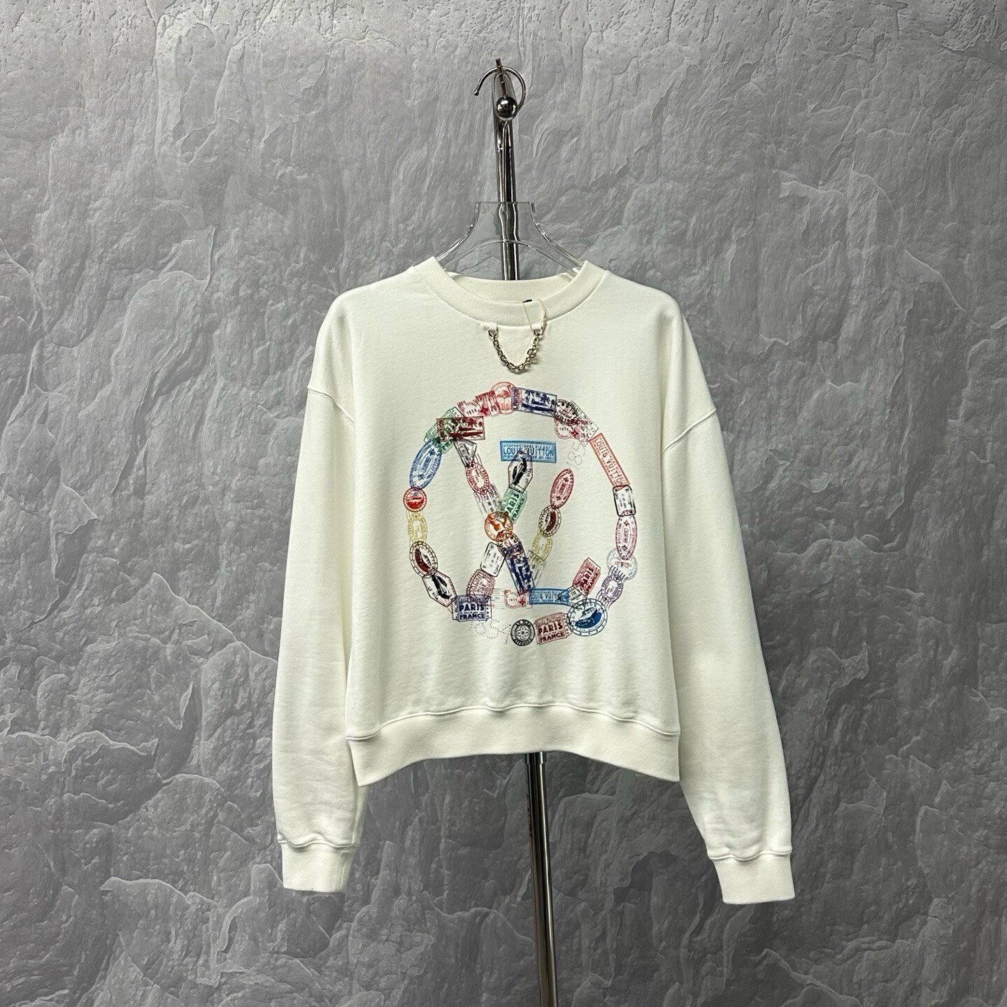 Louis Vuitton SS25 Logo Chain Tee — front