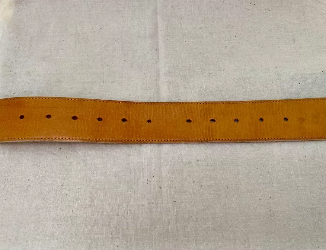 visvim 18ss Plain Snake Skin Belt — label