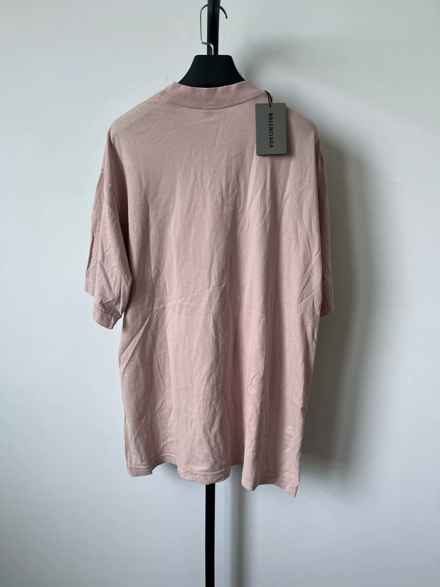 Balenciaga Logo Crew Neck Short-Sleeve T-Shirt — front