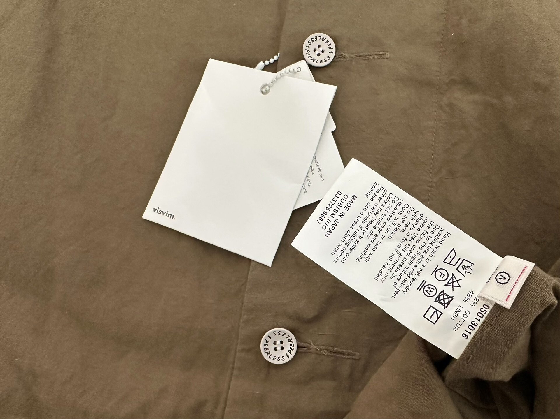 VISVIM GREASE MONKEY COAT 18AW — detail