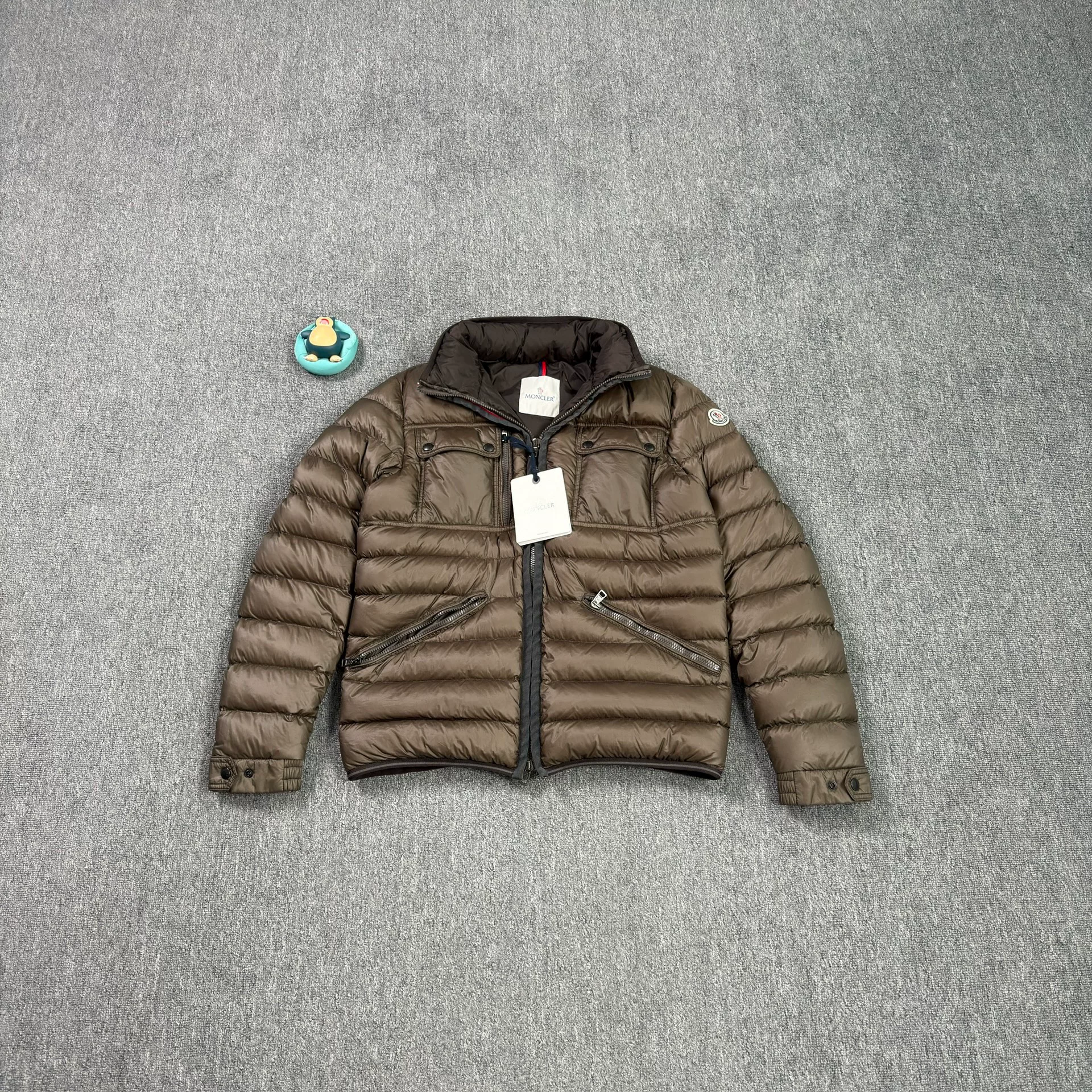 Moncler Brown Short Down Jacket