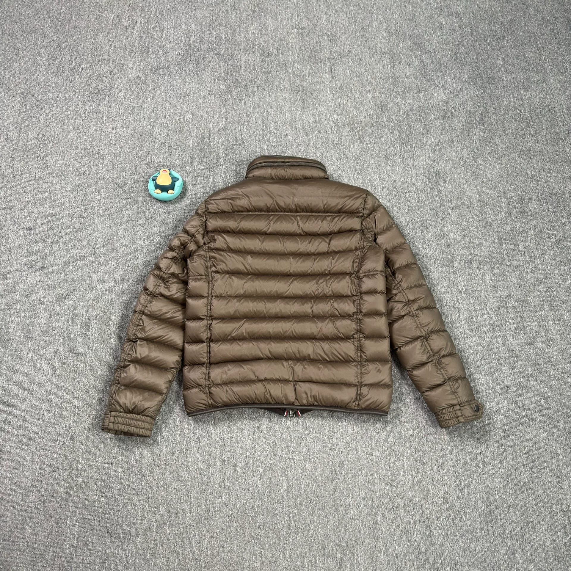 Moncler Brown Short Down Jacket — front