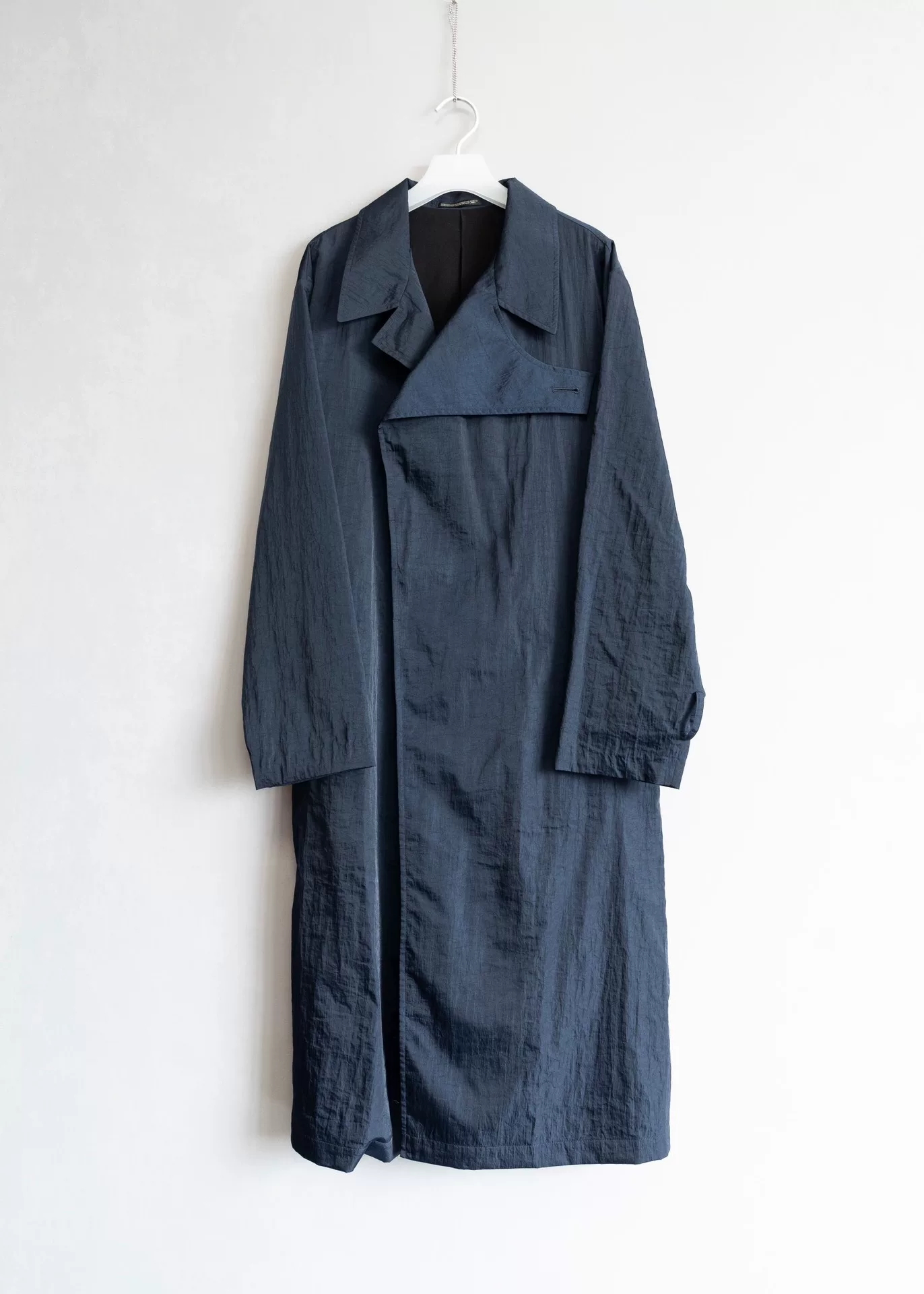 Yohji Yamamoto 24AW Nylon Long Coat — detail