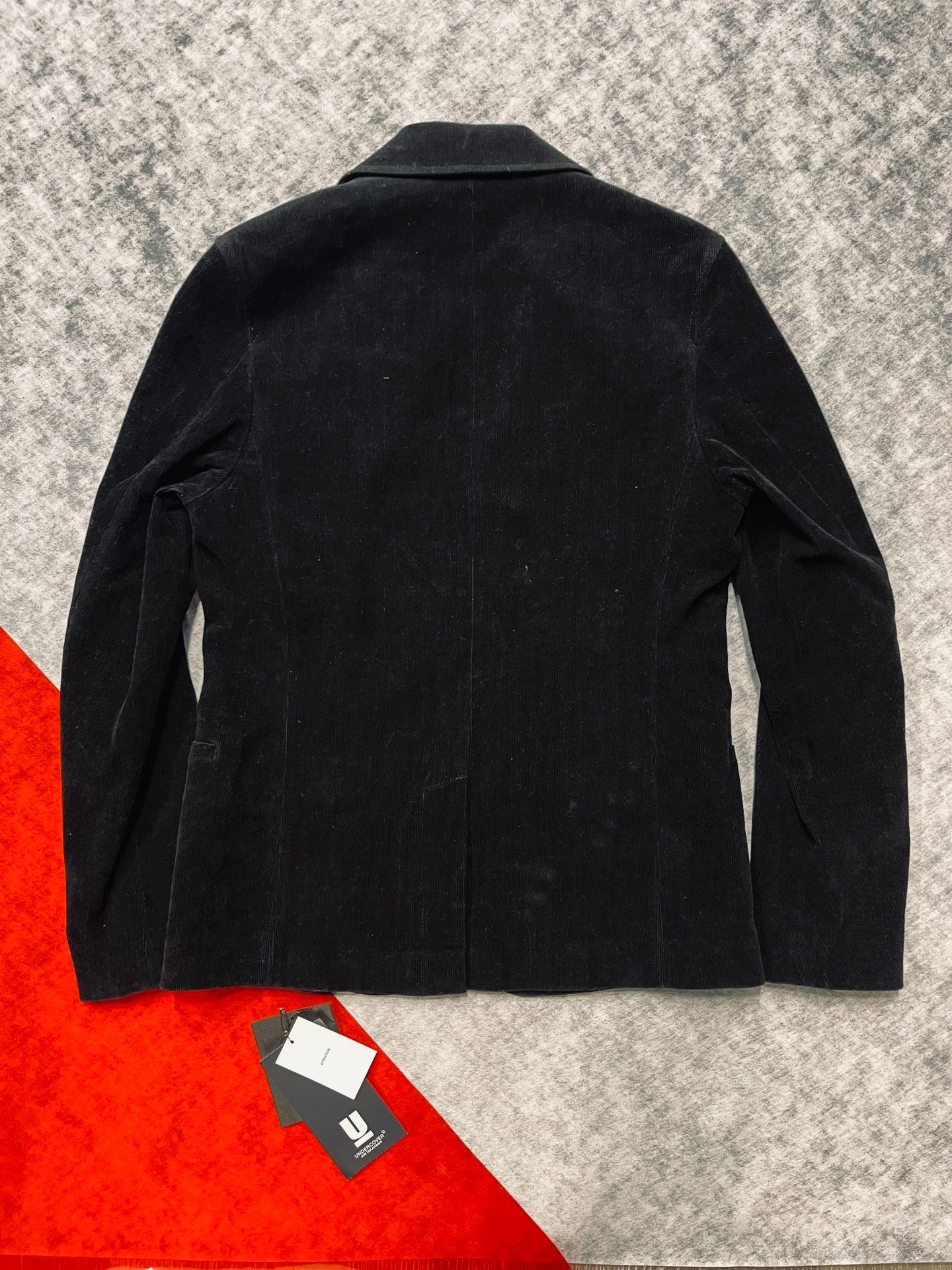 Undercover 19AW Rose Embellished Suit — label