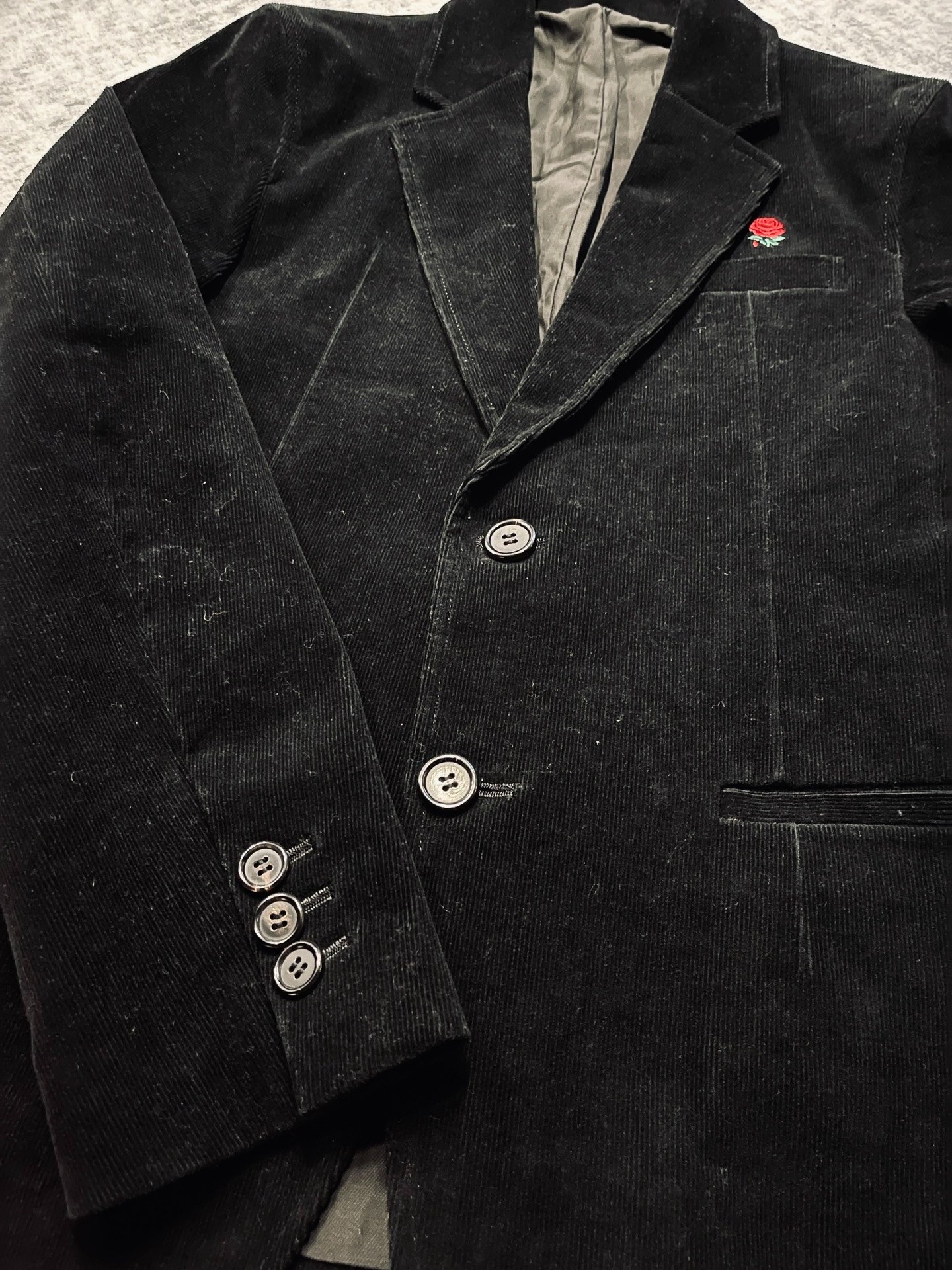 Undercover 19AW Rose Embellished Suit — back