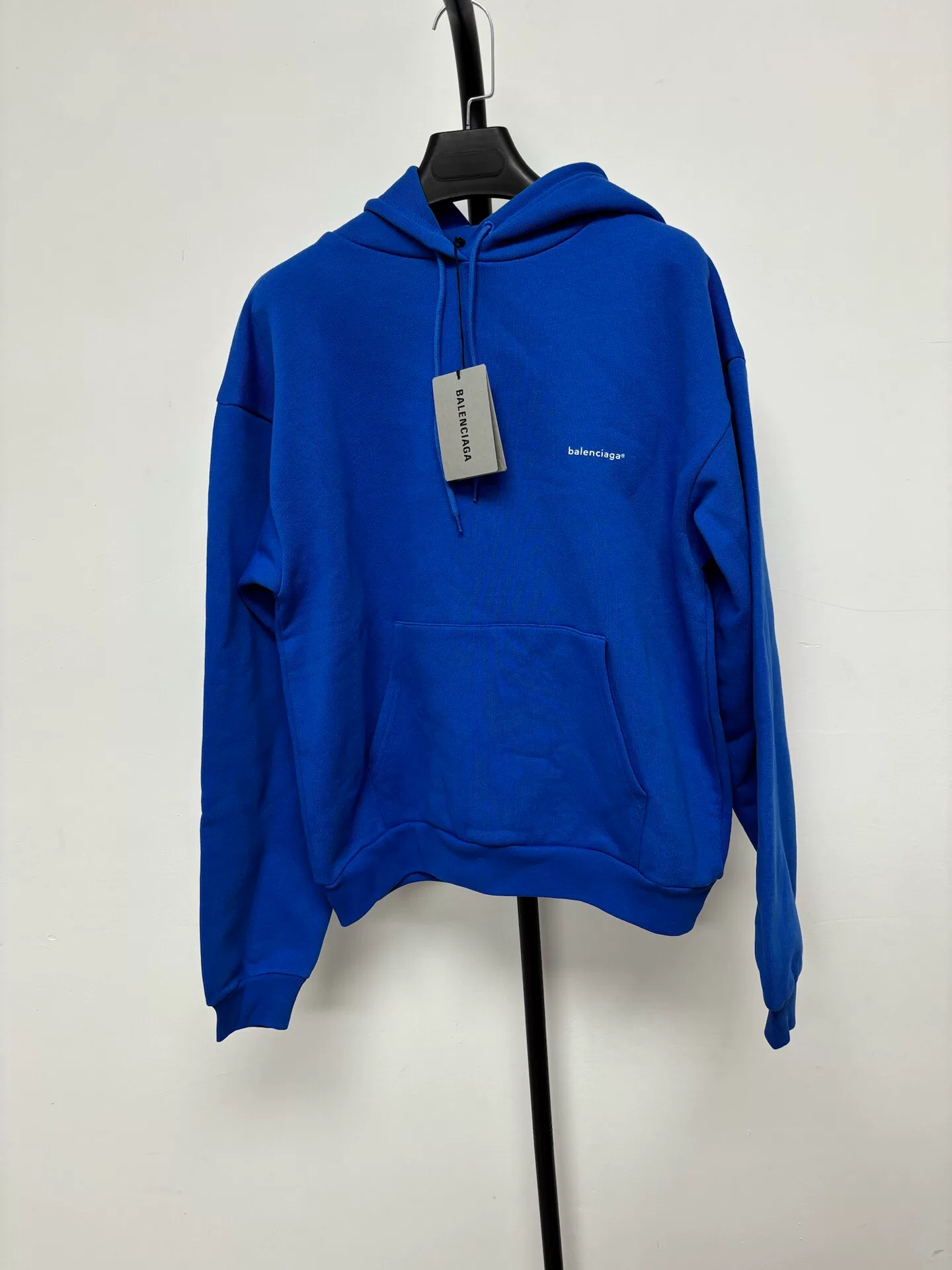 Balenciaga Blue Letter Hoodie S