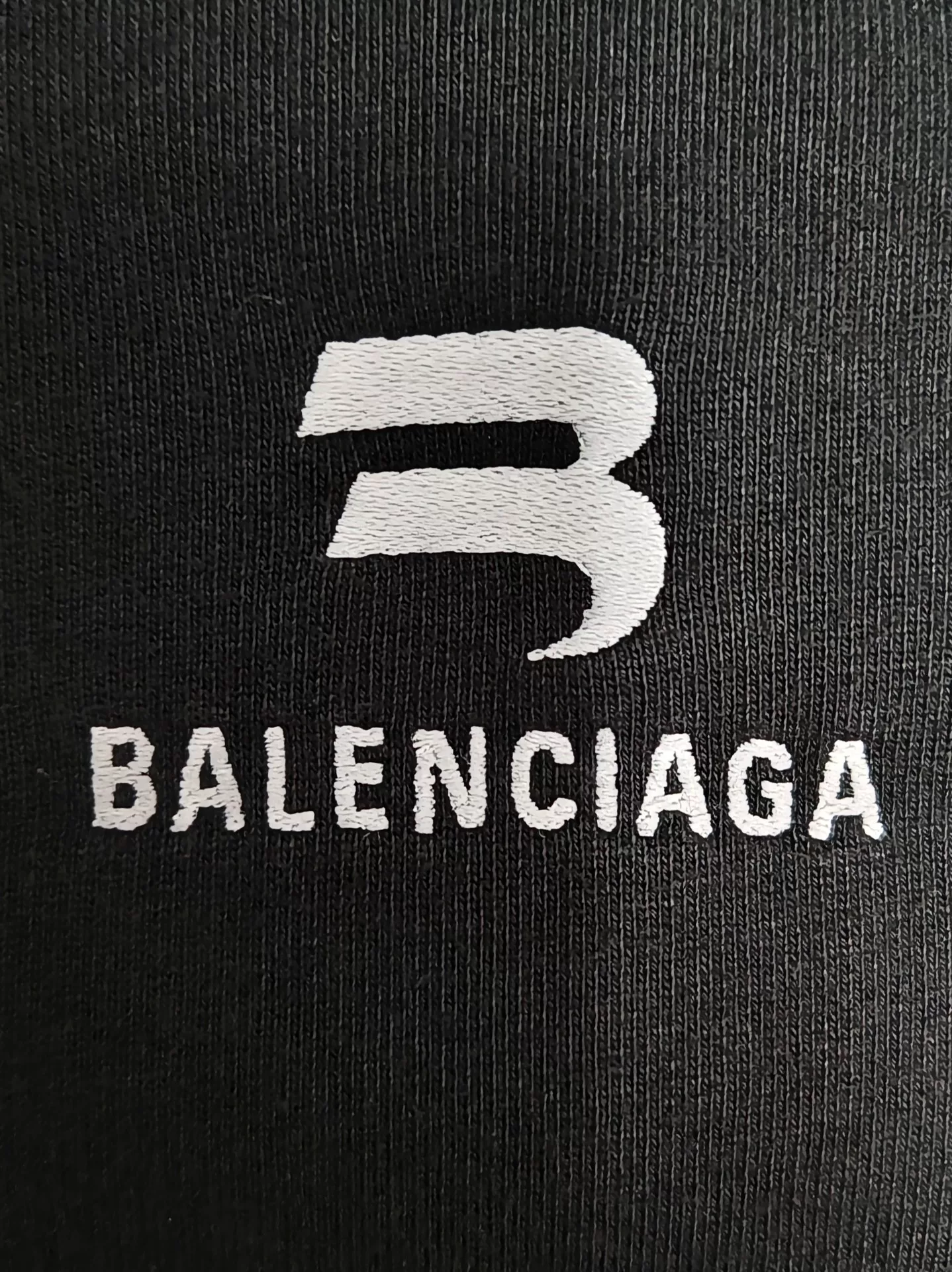 Balenciaga 23ss Black Striped Sporty Hoodie — back
