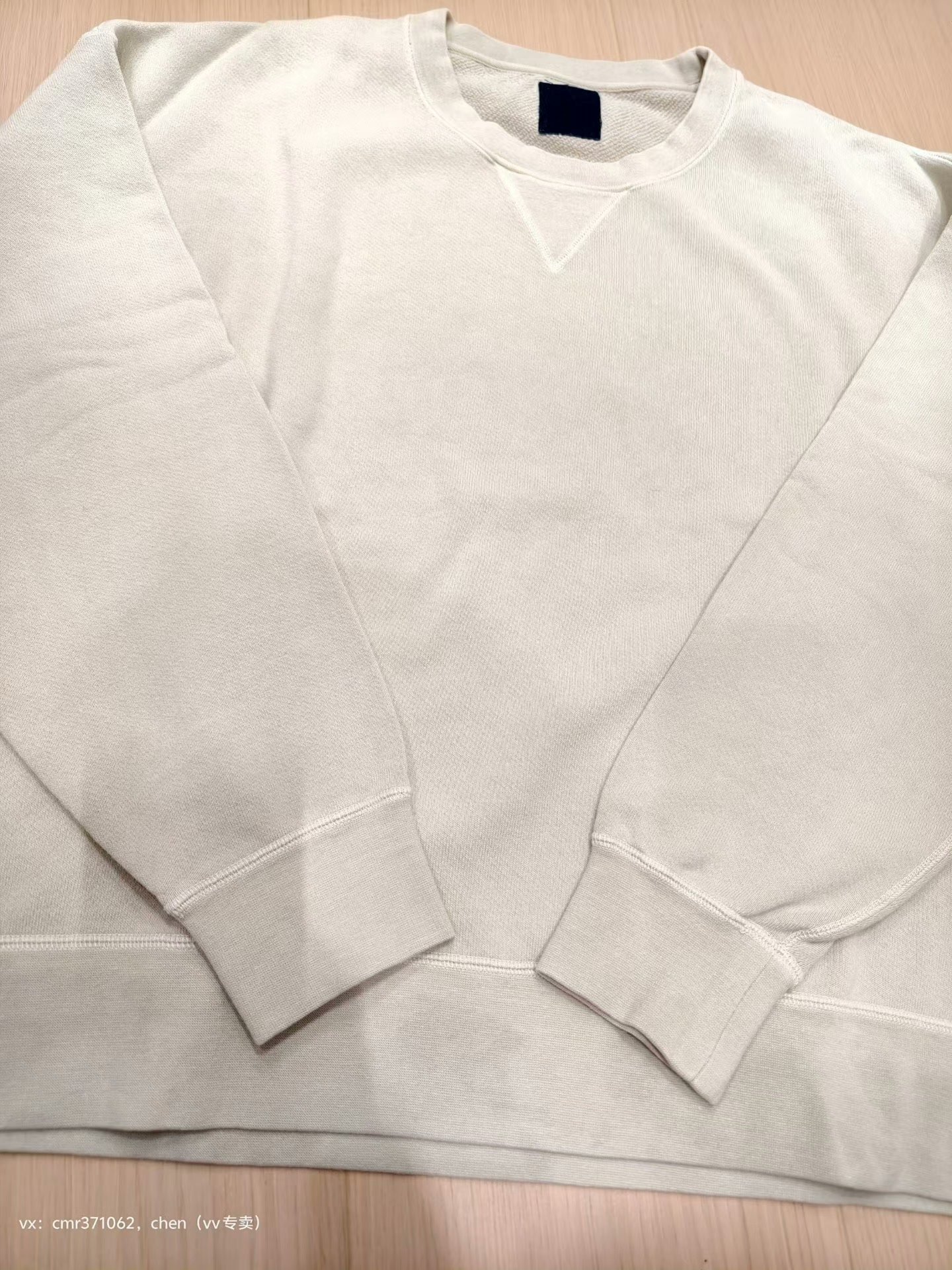 VISVIM 22 JUMBO SB SWEAT L/S DMGD — label