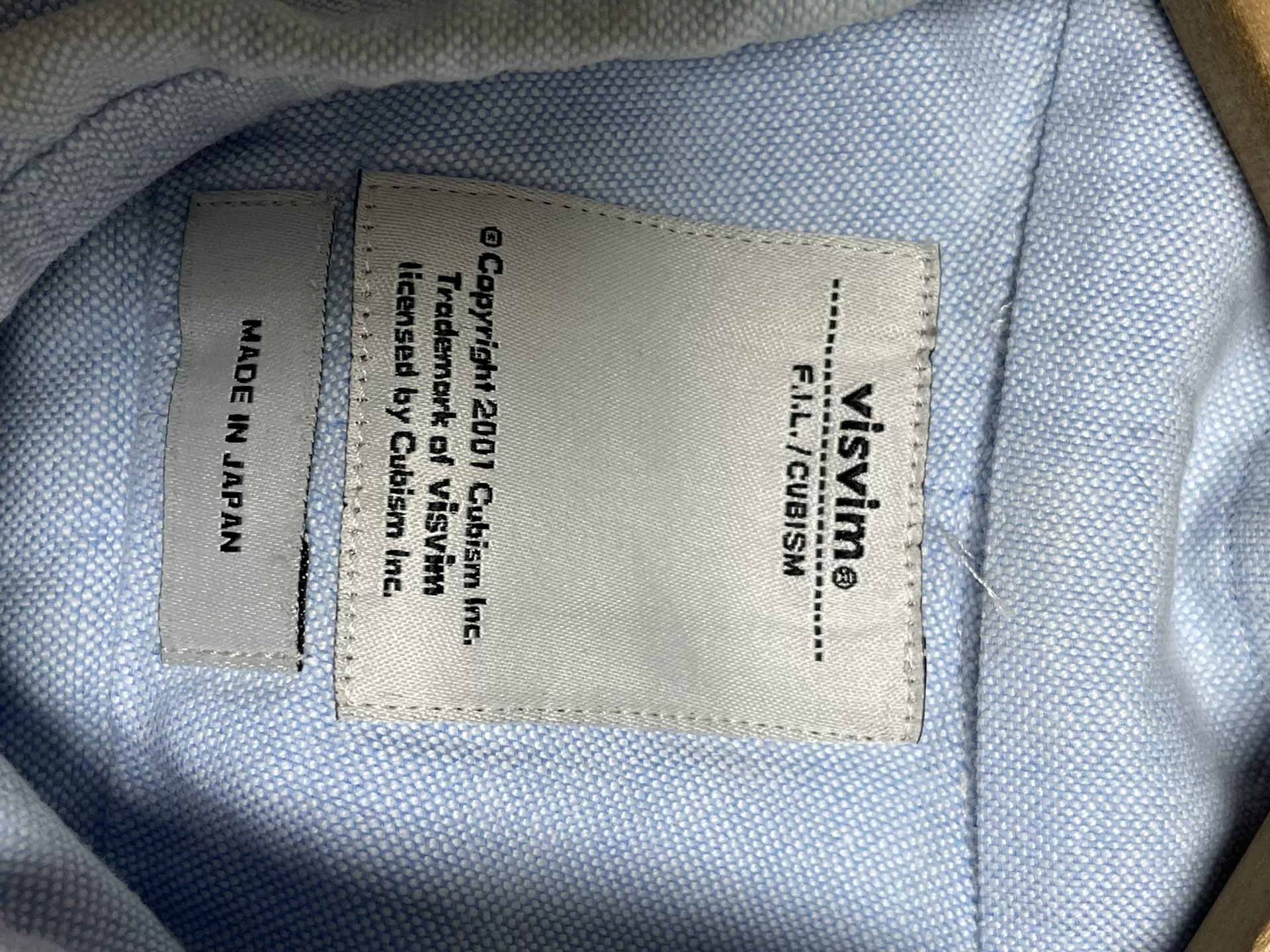 VISVIM V+V B.D Shirt — detail