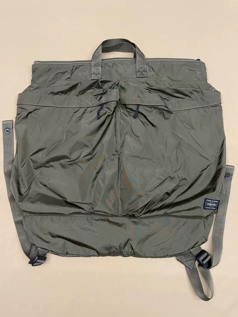 PORTER Olive Green Utility Backpack