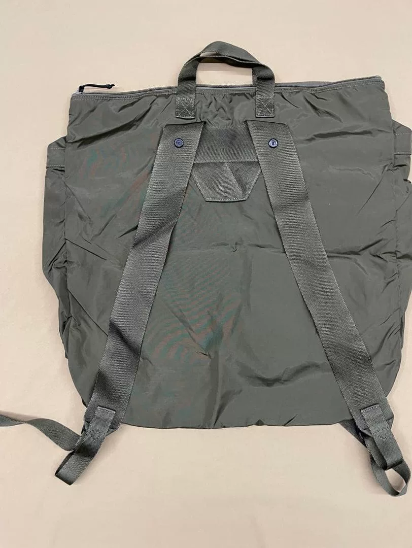 PORTER Olive Green Utility Backpack — front