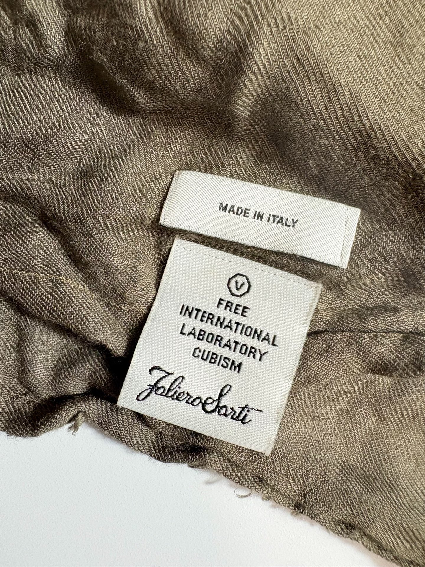 VISVIM SOLID STOLE AMDO — back