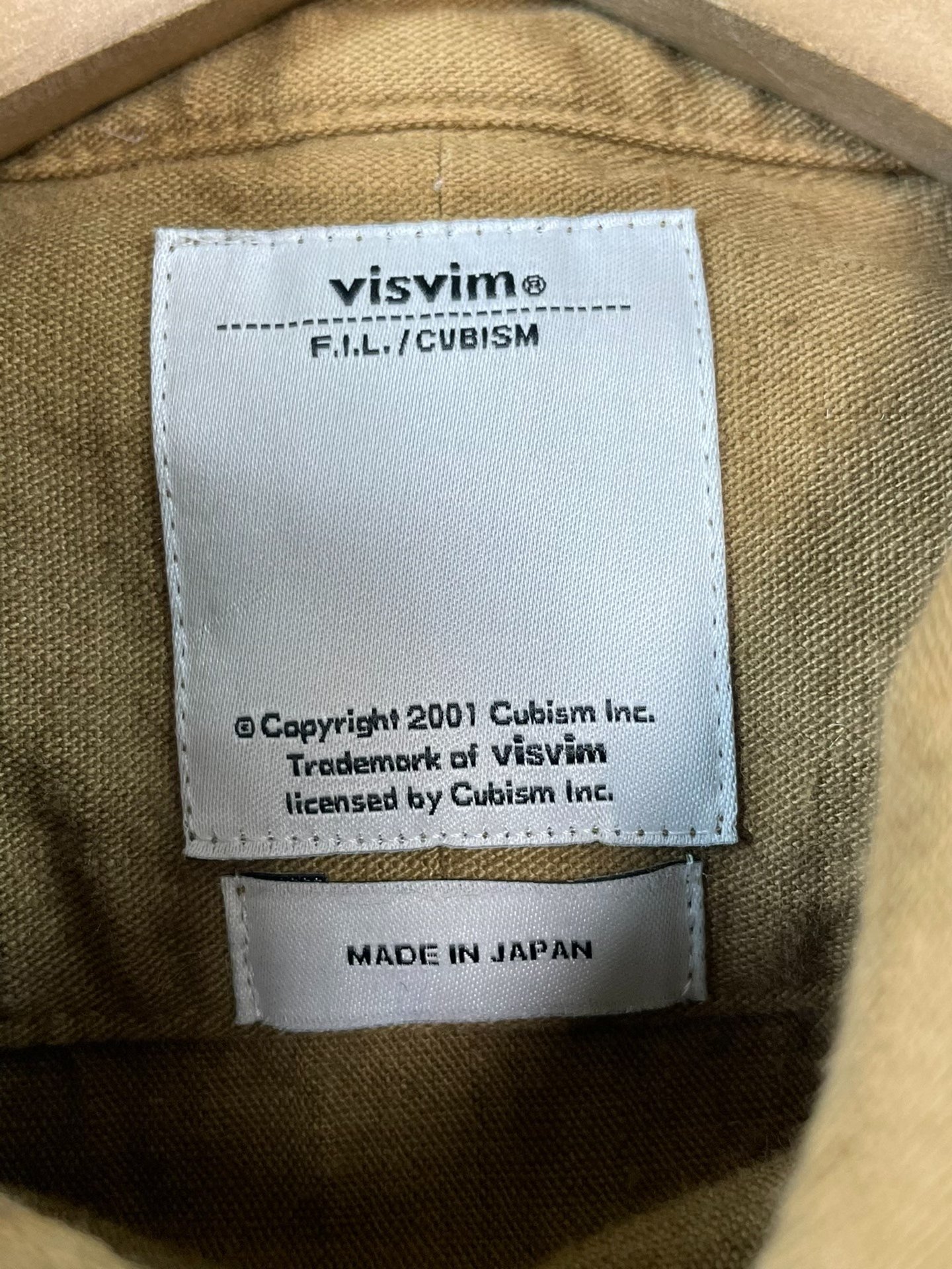 VISVIM LONG RIDER SHIRT L/S — label