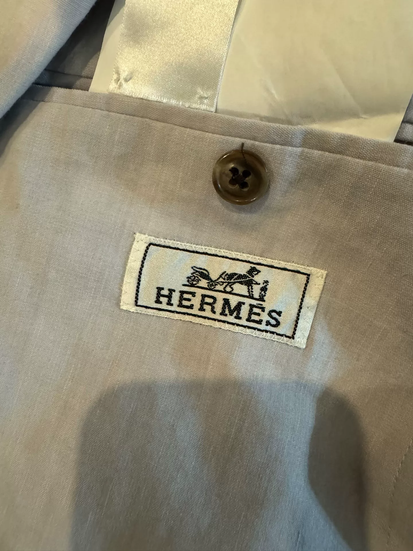 Hermes Men's 46 Blazer — back