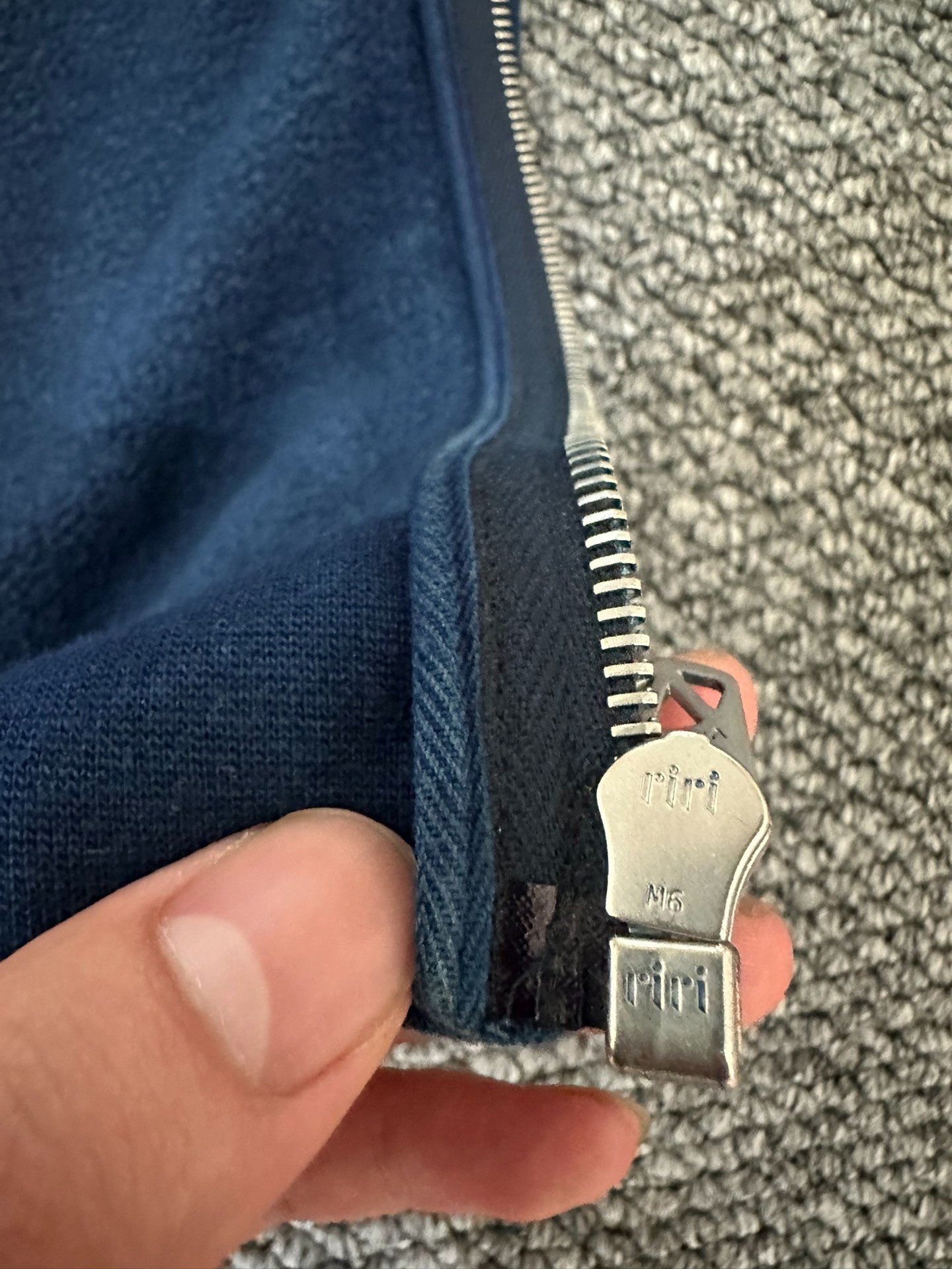visvim ICT Indigo Zip Hoodie Amplus — back