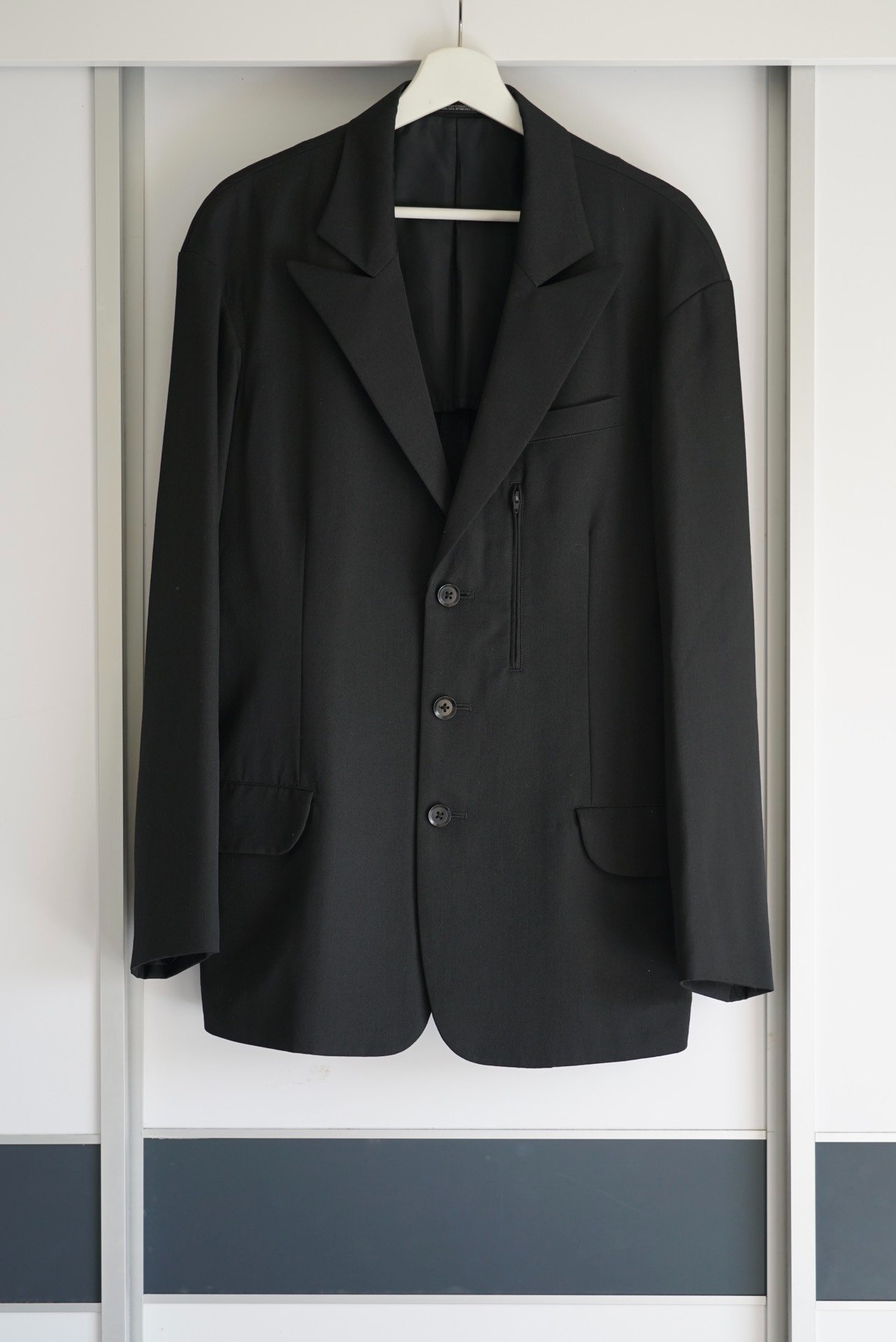 Yohji Yamamoto 2014 SS Back Zip Wool Blazer