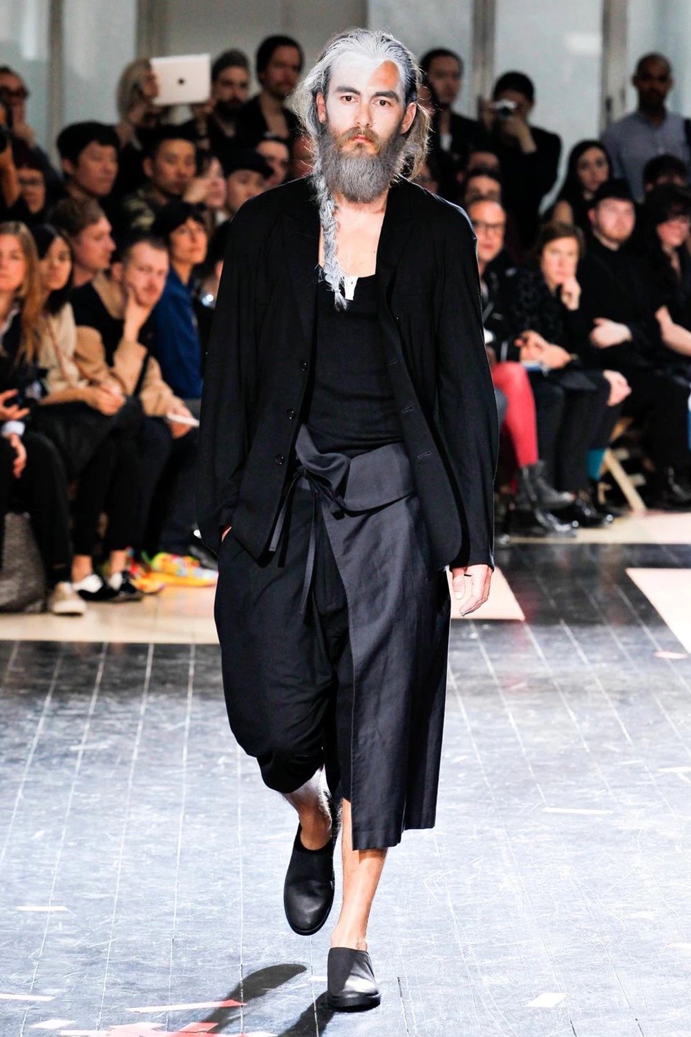 Yohji Yamamoto 2014 SS Back Zip Wool Blazer — detail