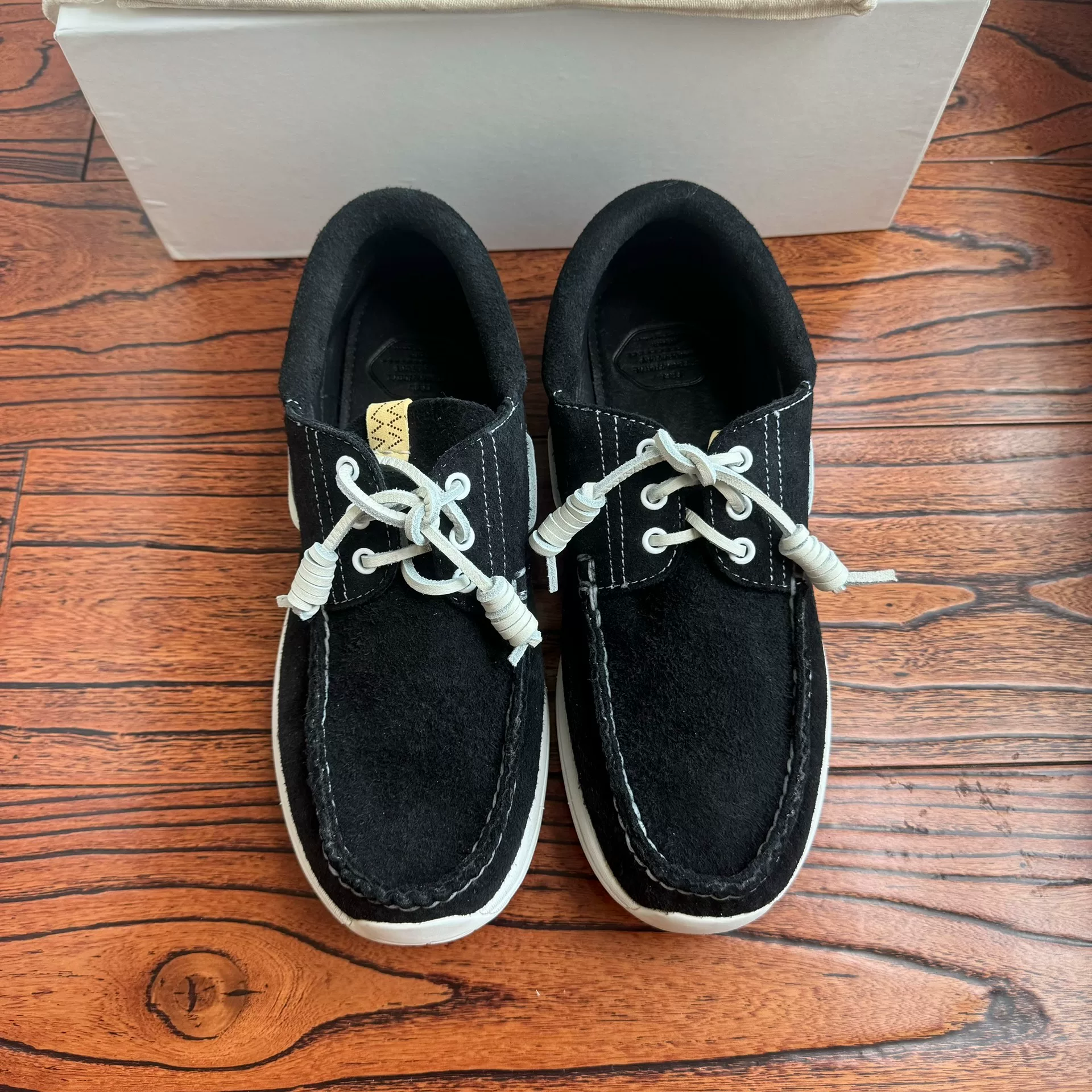 Visvim 23ss Hockney-Folk Boat Loafers — front