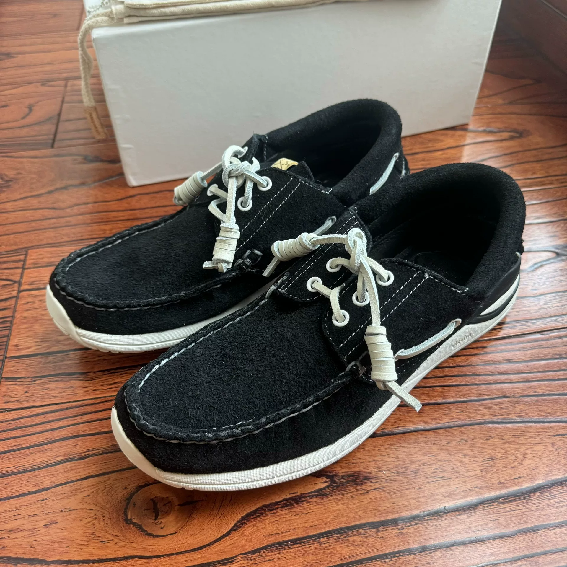 Visvim 23ss Hockney-Folk Boat Loafers
