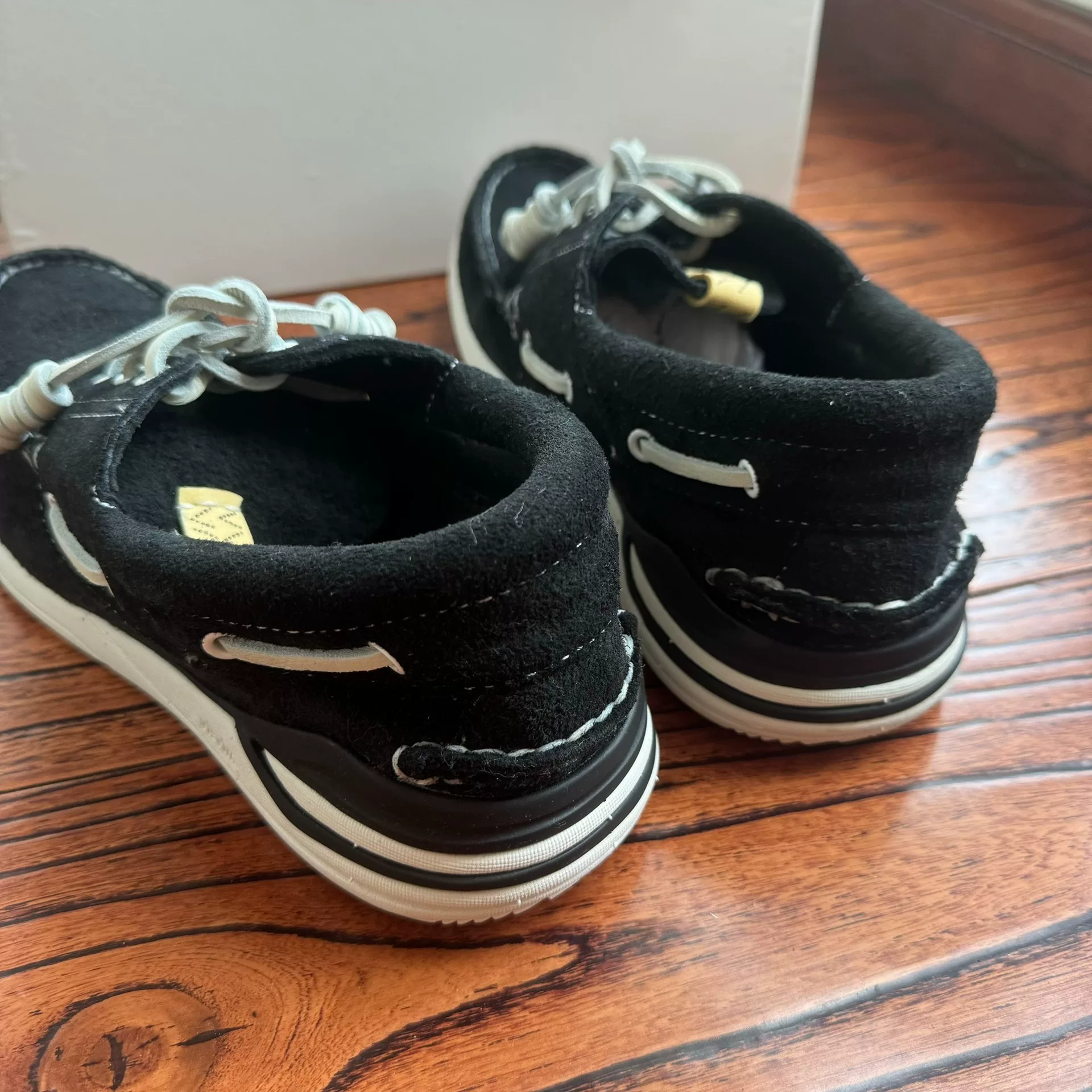 Visvim 23ss Hockney-Folk Boat Loafers — label