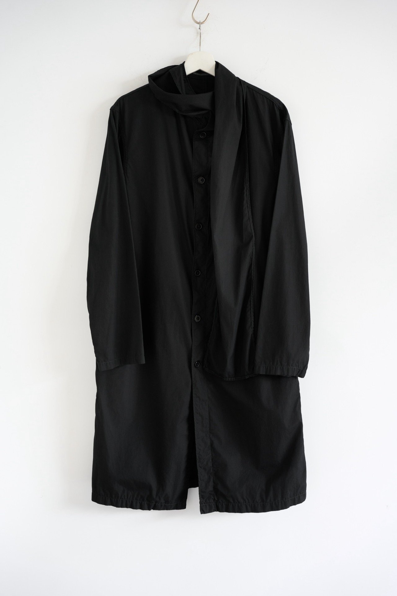 Yohji Yamamoto 18SS Asymmetric Trench Coat