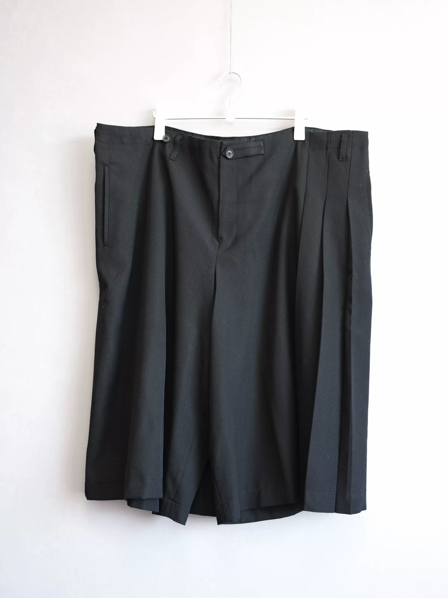 Yohji Yamamoto 24AW Pleated Wool Skirt