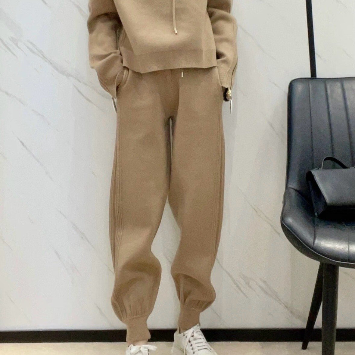Louis Vuitton LV Logo Striped Wool Jogger Pants