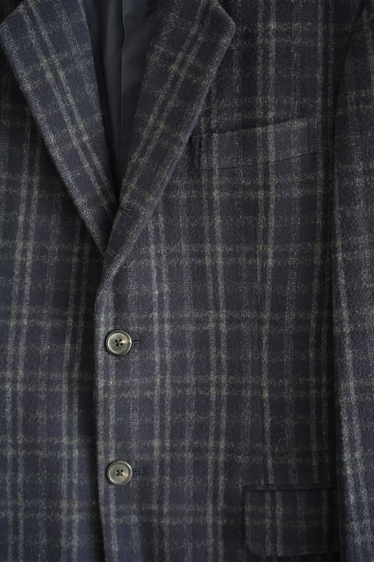 Yohji Yamamoto 90s Vintage Plaid Suit — back