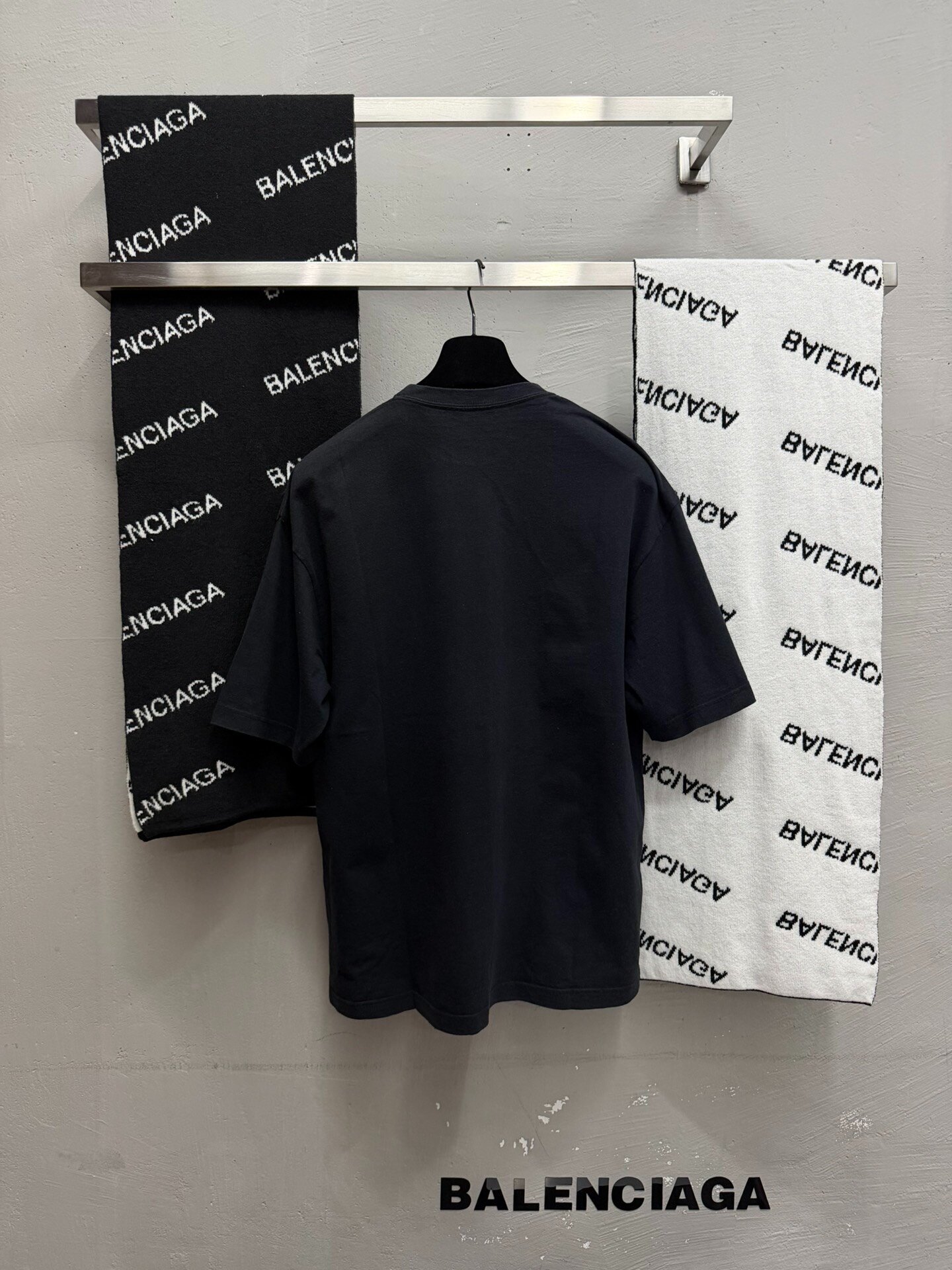 Balenciaga Rainbow Wheat Ear Short Sleeve T-shirt — detail