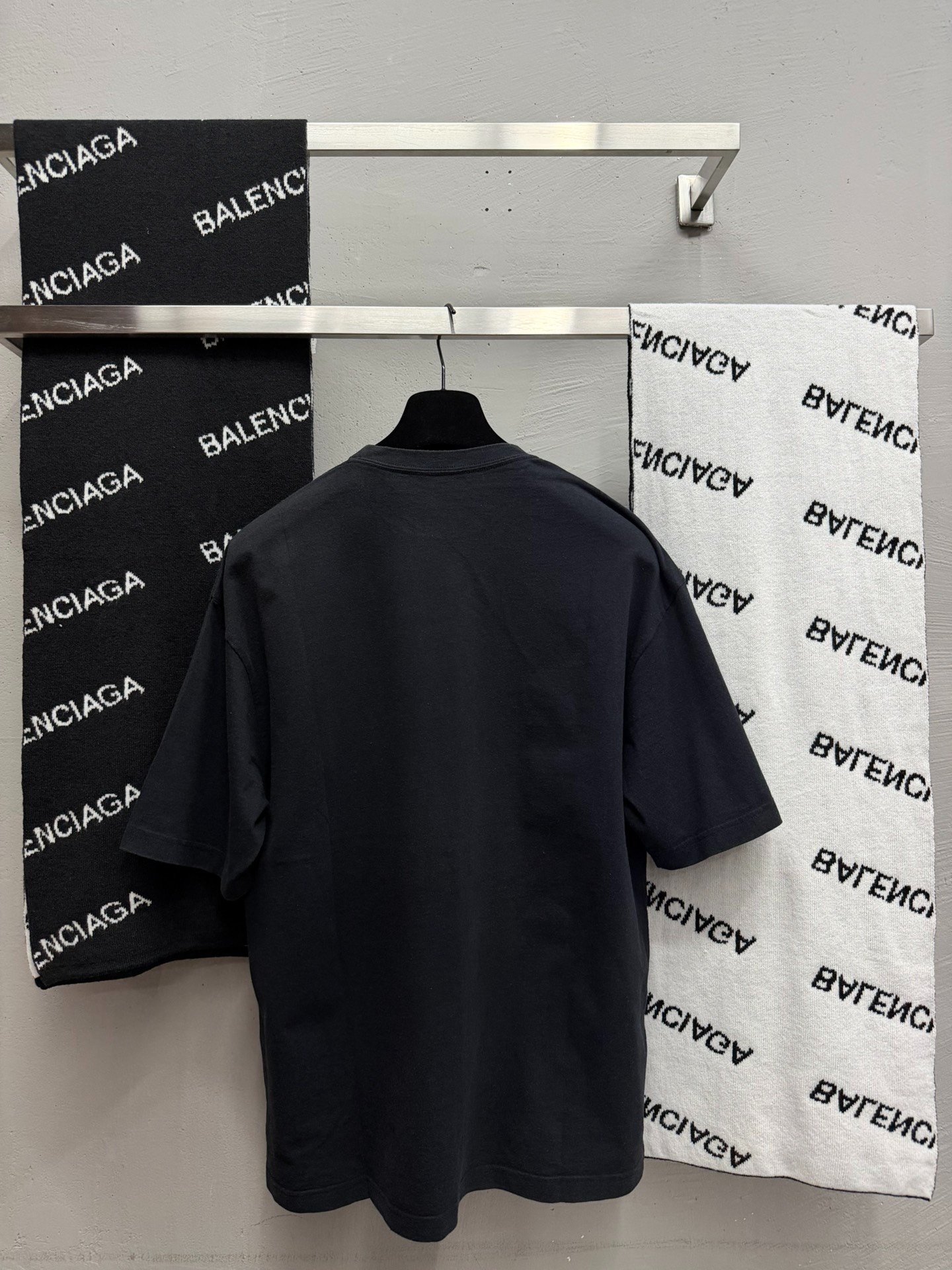 Balenciaga Rainbow Wheat Ear Short Sleeve T-shirt — back