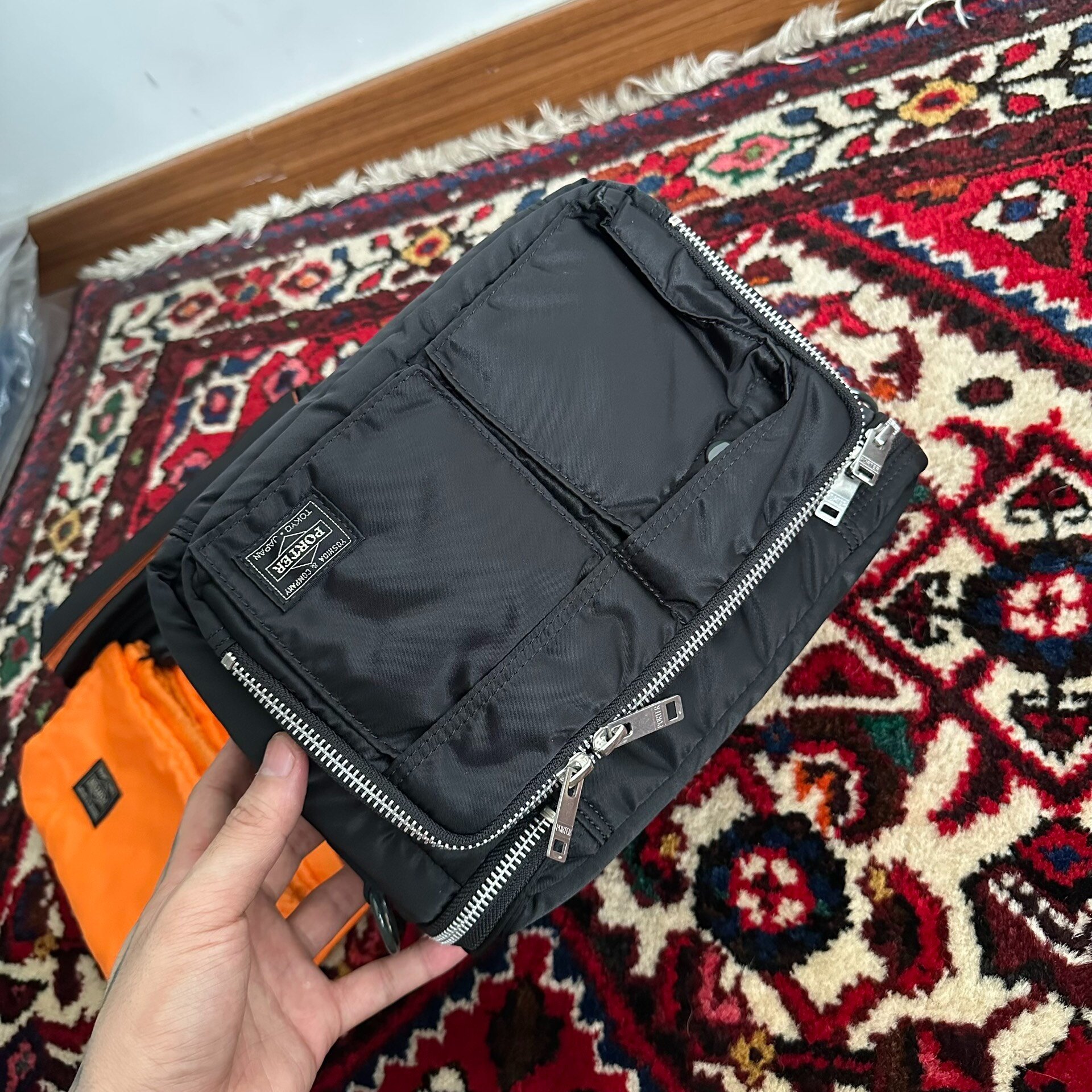 PORTER TANKER CAMERA BAG — label