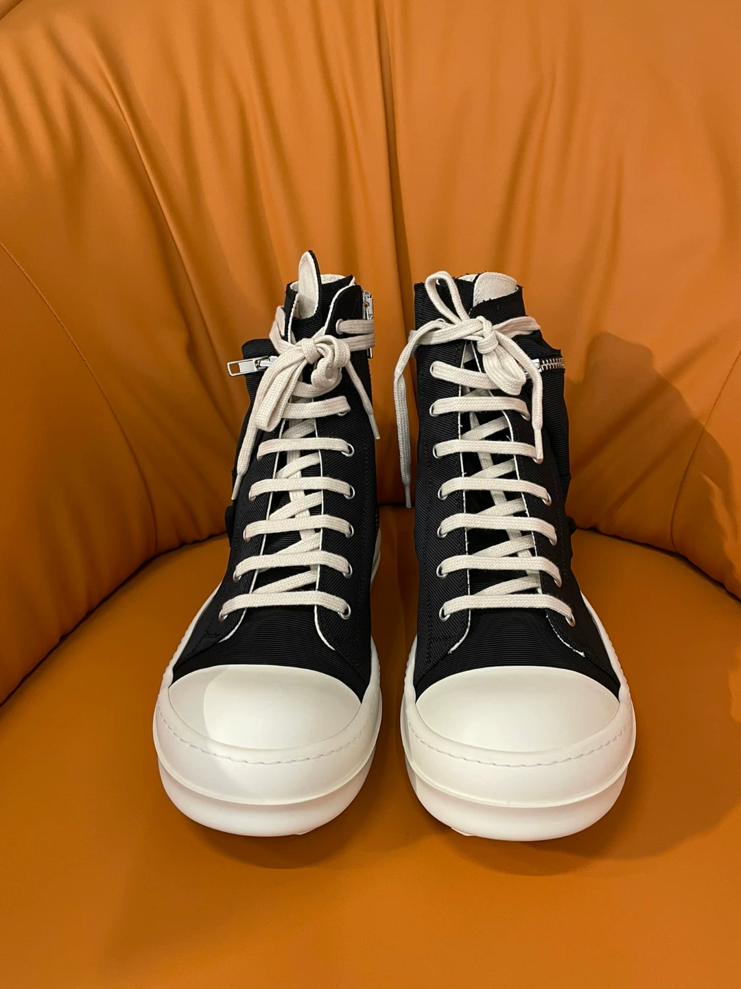 Rick Owens Drkshdw High-Top Cargo Shoes — front
