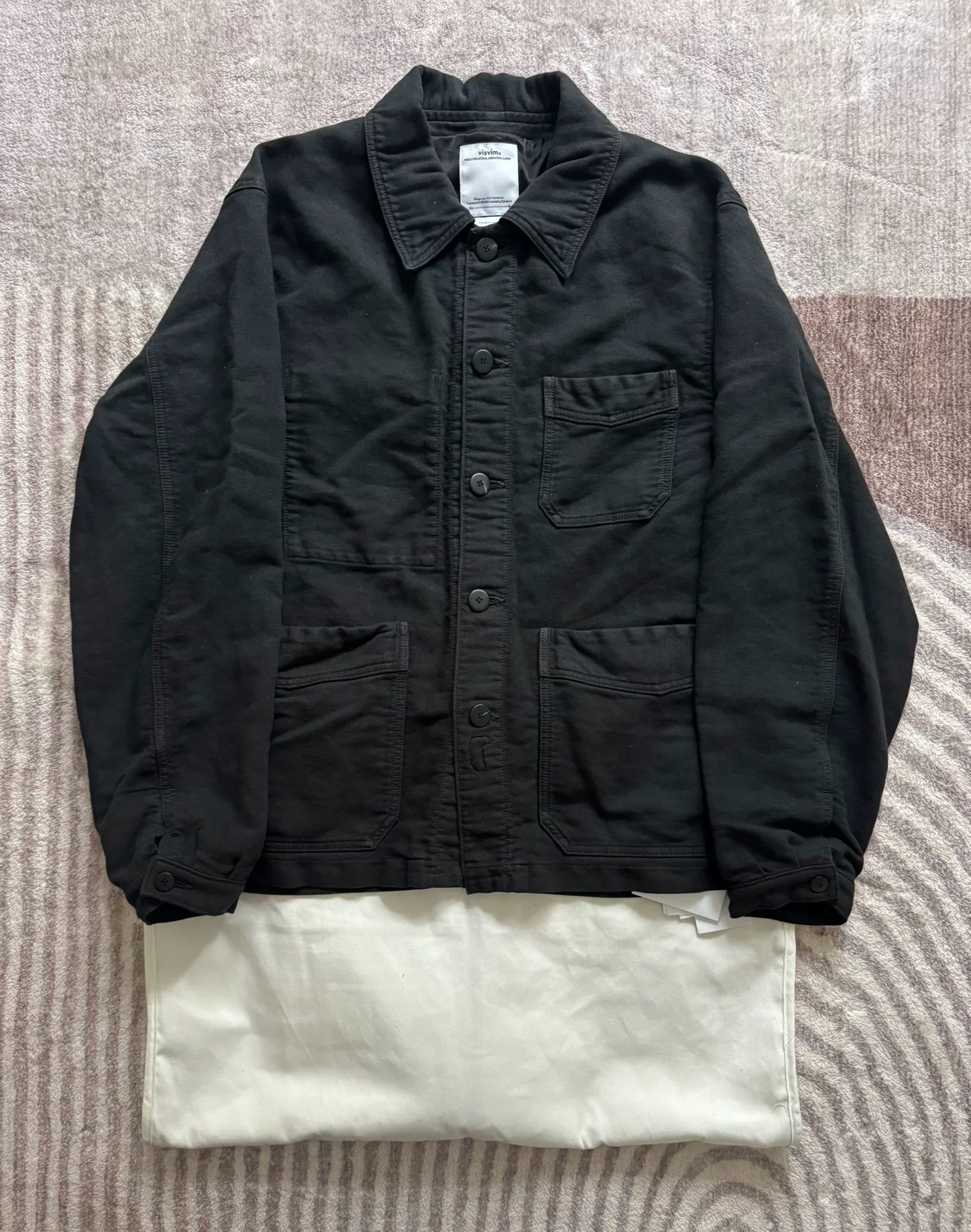 VISVIM 25AW TRAVAIL COVERALL MOLESKIN DMGD