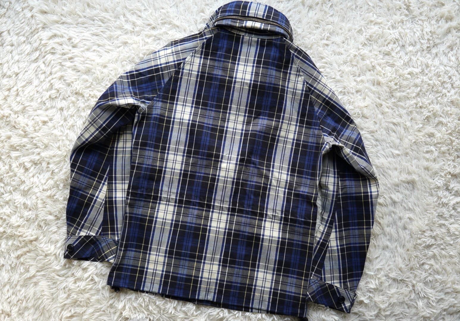 visvim pfd nomad goretex 2.5L plaid jacket — front
