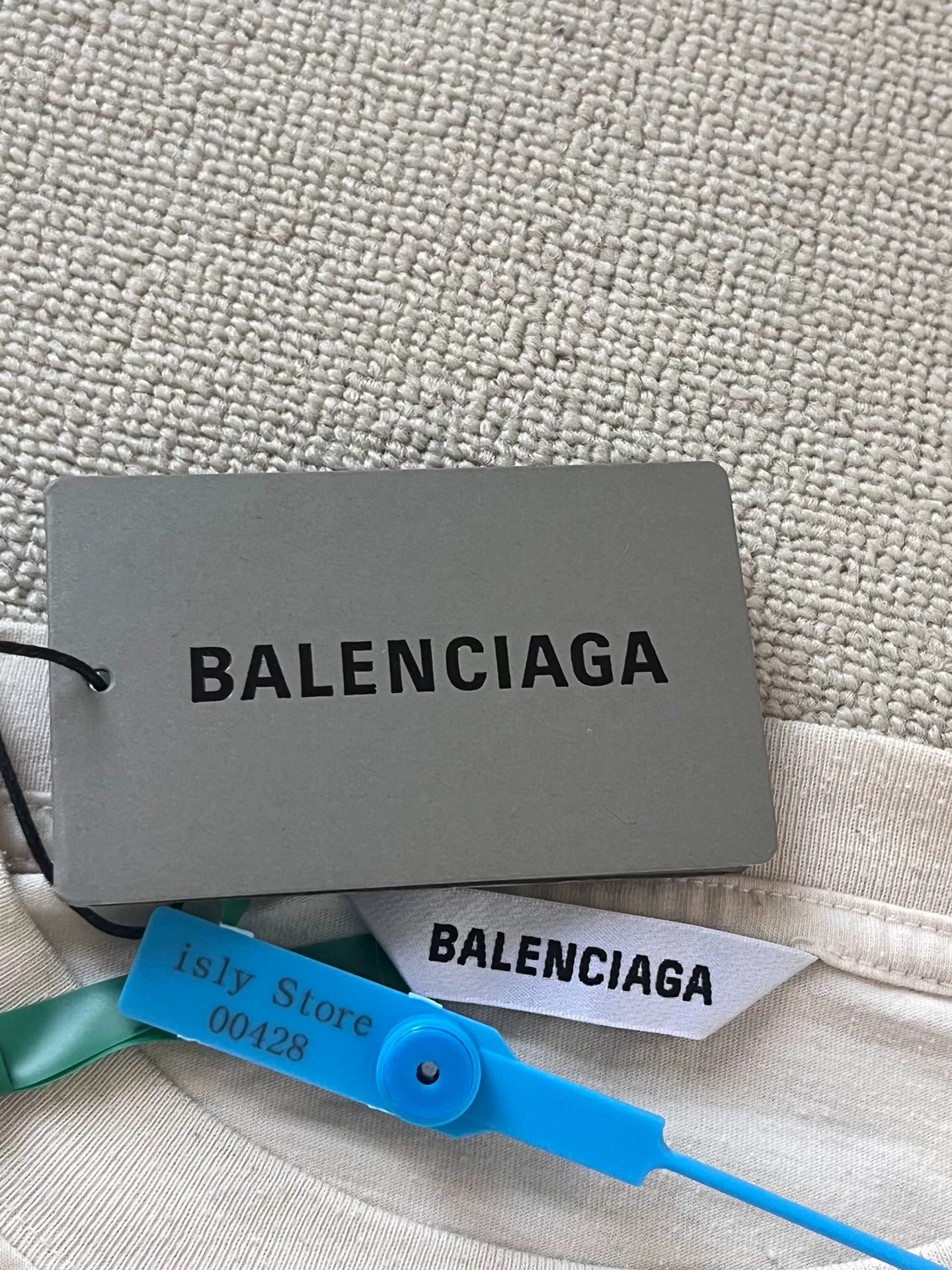 Balenciaga Men's Logo Short-Sleeve T-Shirt — back