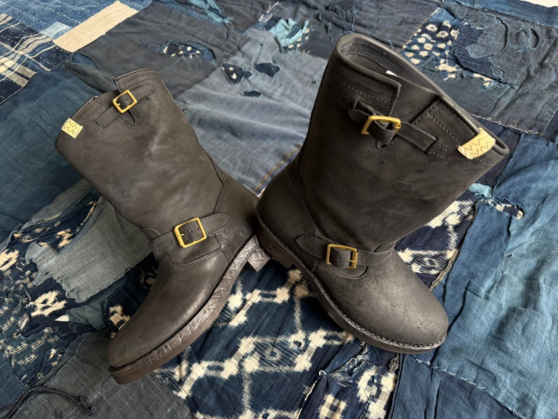 VISVIM 26SS T.W.O. BOOTS-FOLK Engineer Boots — front