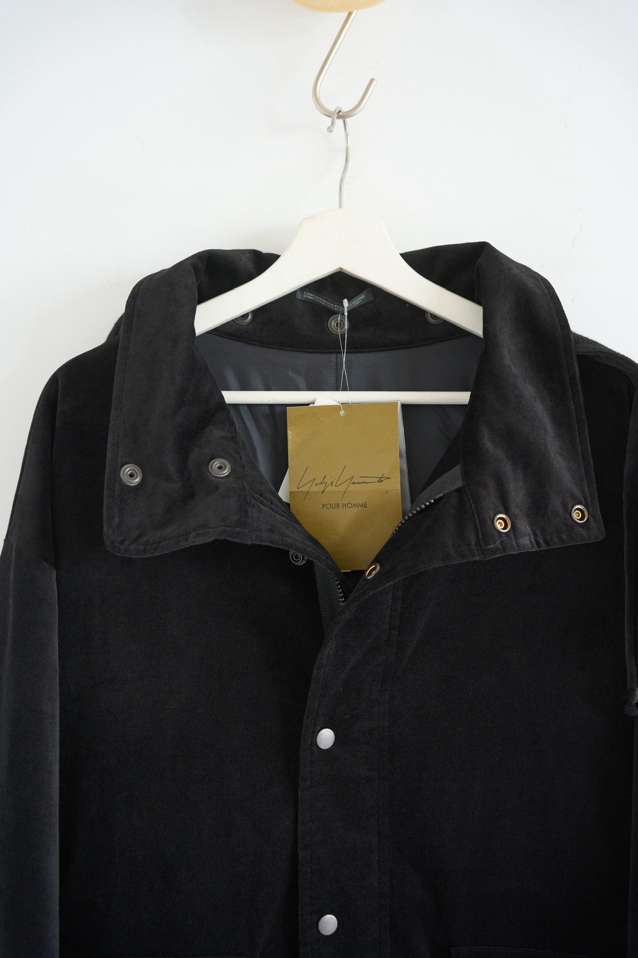 Yohji Yamamoto 24AW Chain Velvet Coat — back