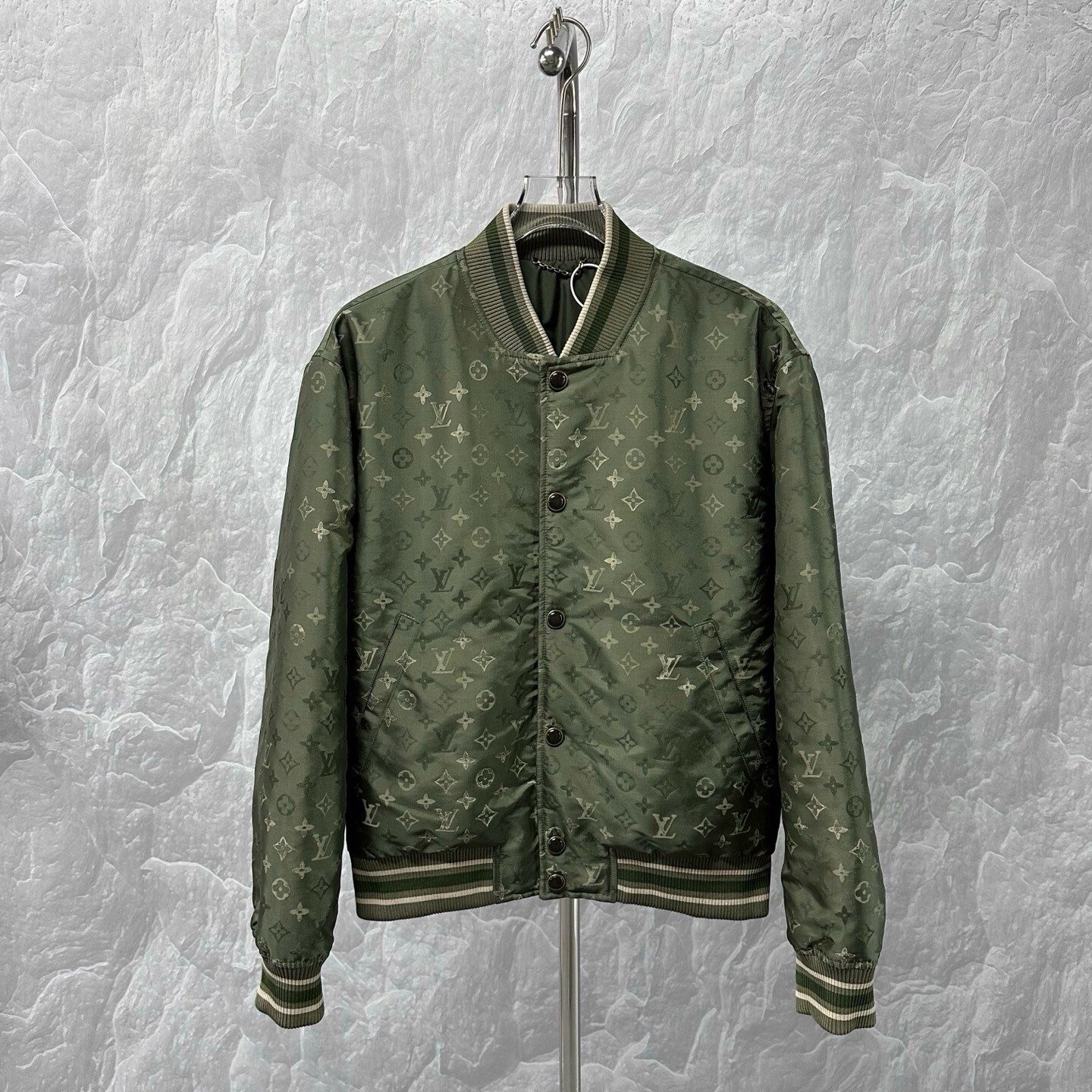 Louis Vuitton SS26 Monogram Baseball Jacket