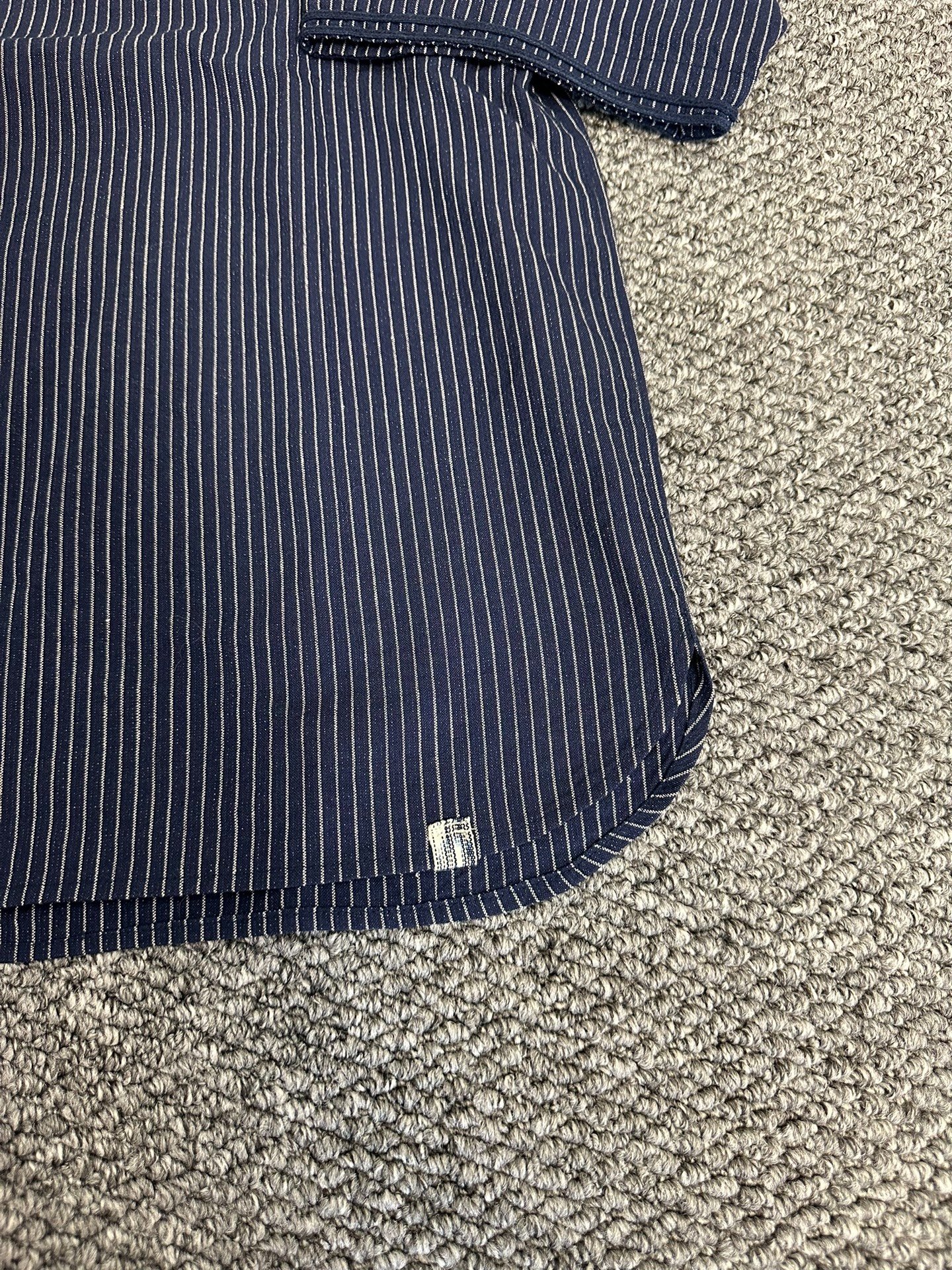 visvim dugout short sleeve shirt — label