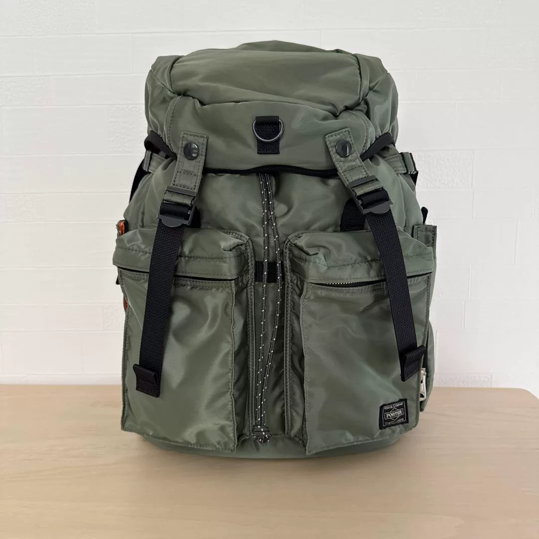 Porter Tanker PX Military Green Nylon Backpack