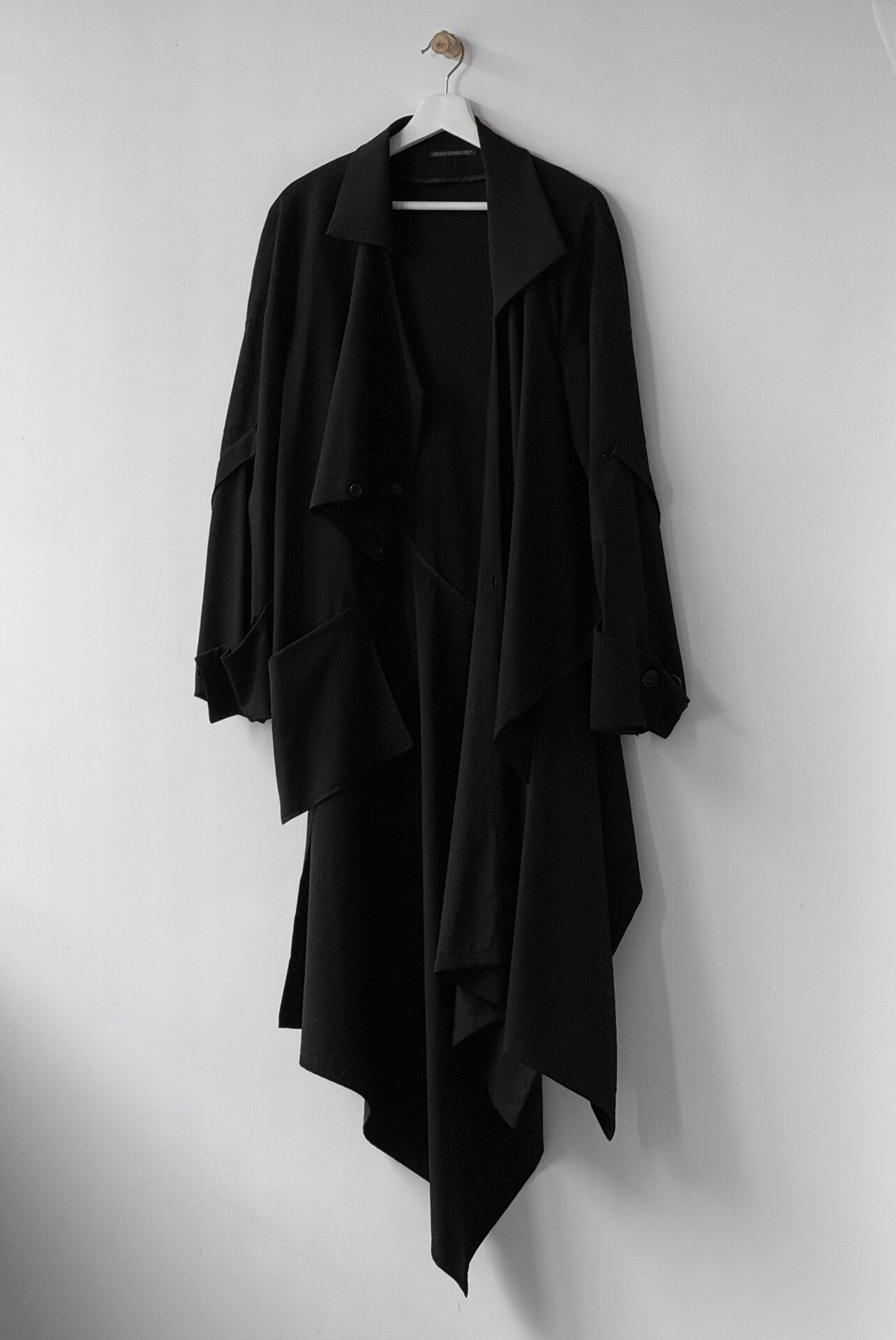 Yohji Yamamoto 18AW Runway Wool Coat — back