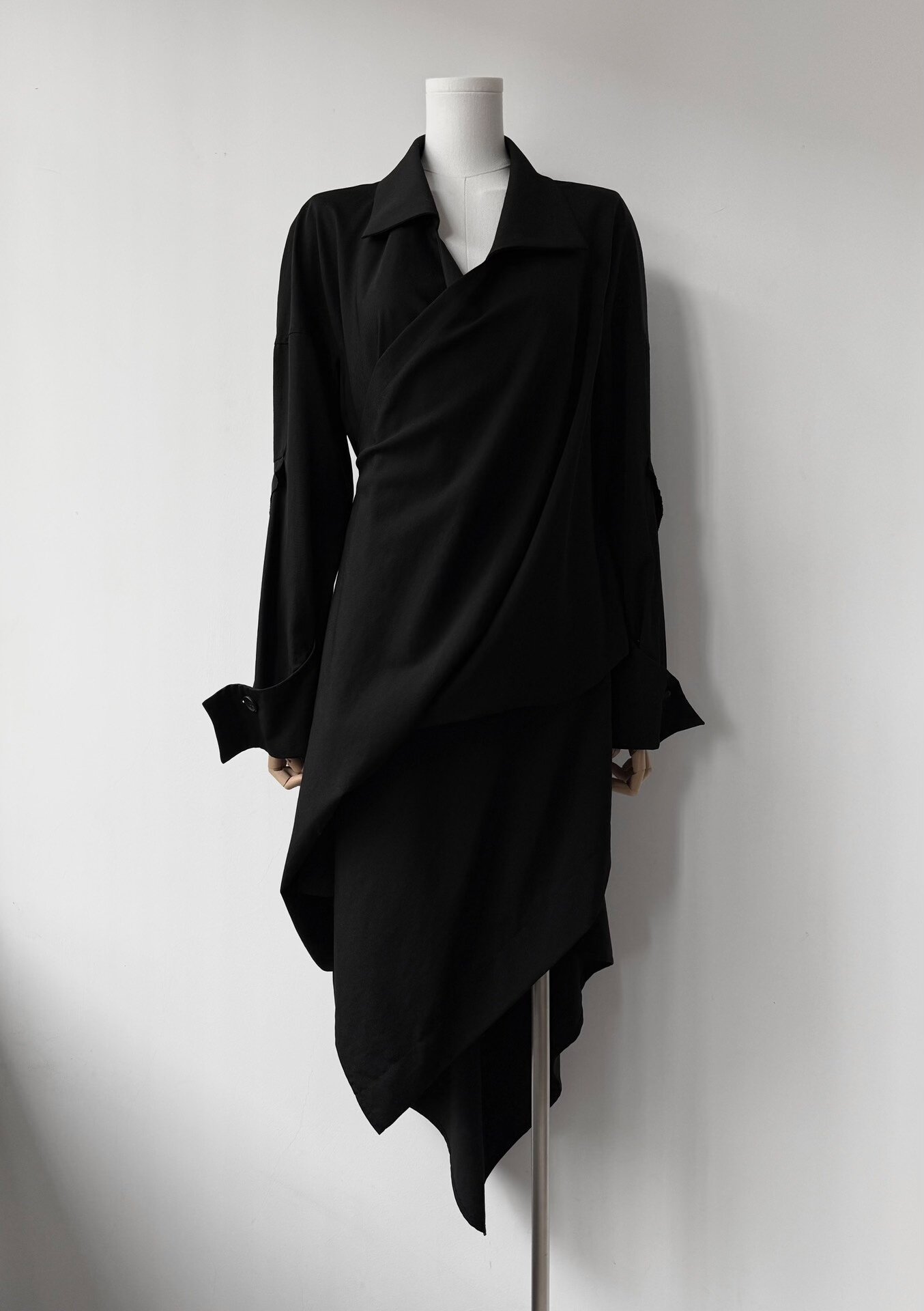 Yohji Yamamoto 18AW Runway Wool Coat — front