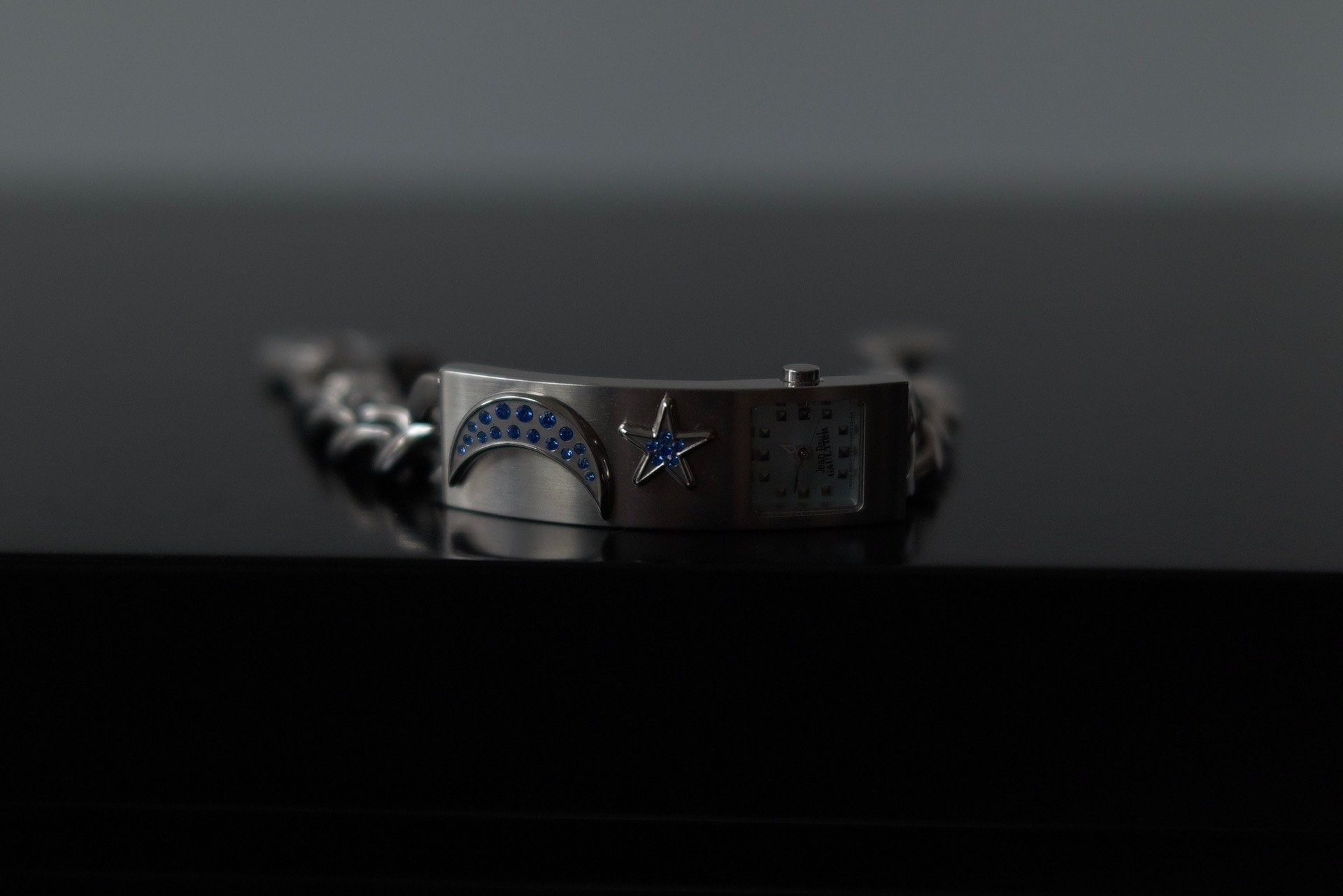 Jean Paul Gaultier Moon Star Bracelet Watch — detail